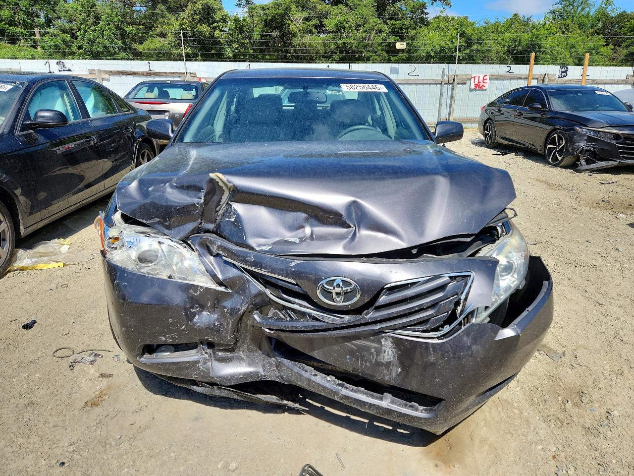 2007 Toyota Camry Xle V6 Серый vin: JTNBK46K073010132