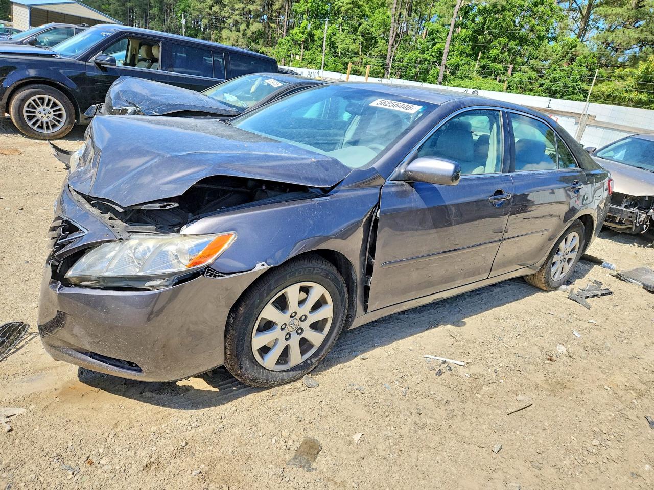 2007 Toyota Camry Xle V6 Gray vin: JTNBK46K073010132