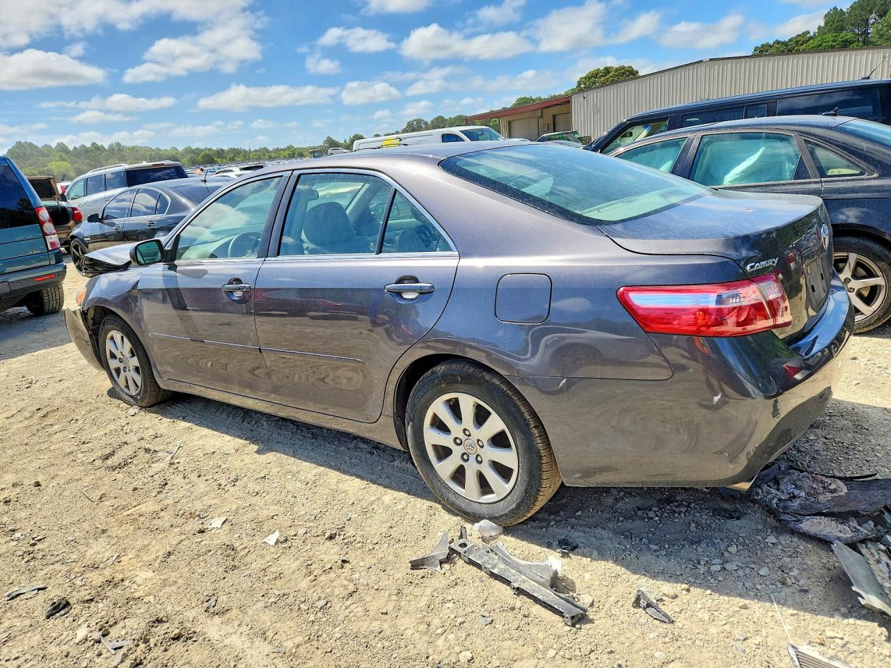 2007 Toyota Camry Xle V6 Серый vin: JTNBK46K073010132