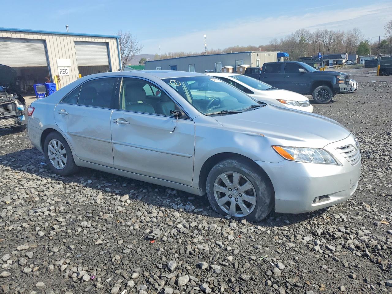 2007 Toyota Camry Xle V6 Silver vin: JTNBK46K073022247