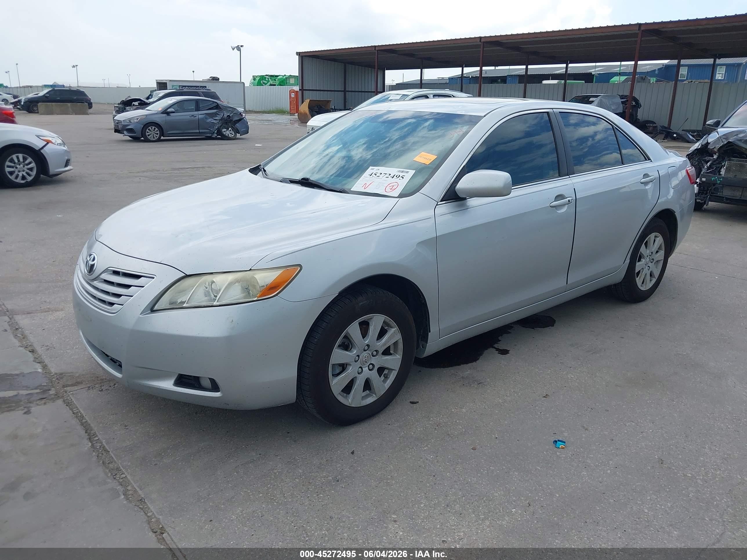 2007 Toyota Camry Xle V6 Silver vin: JTNBK46K073026931
