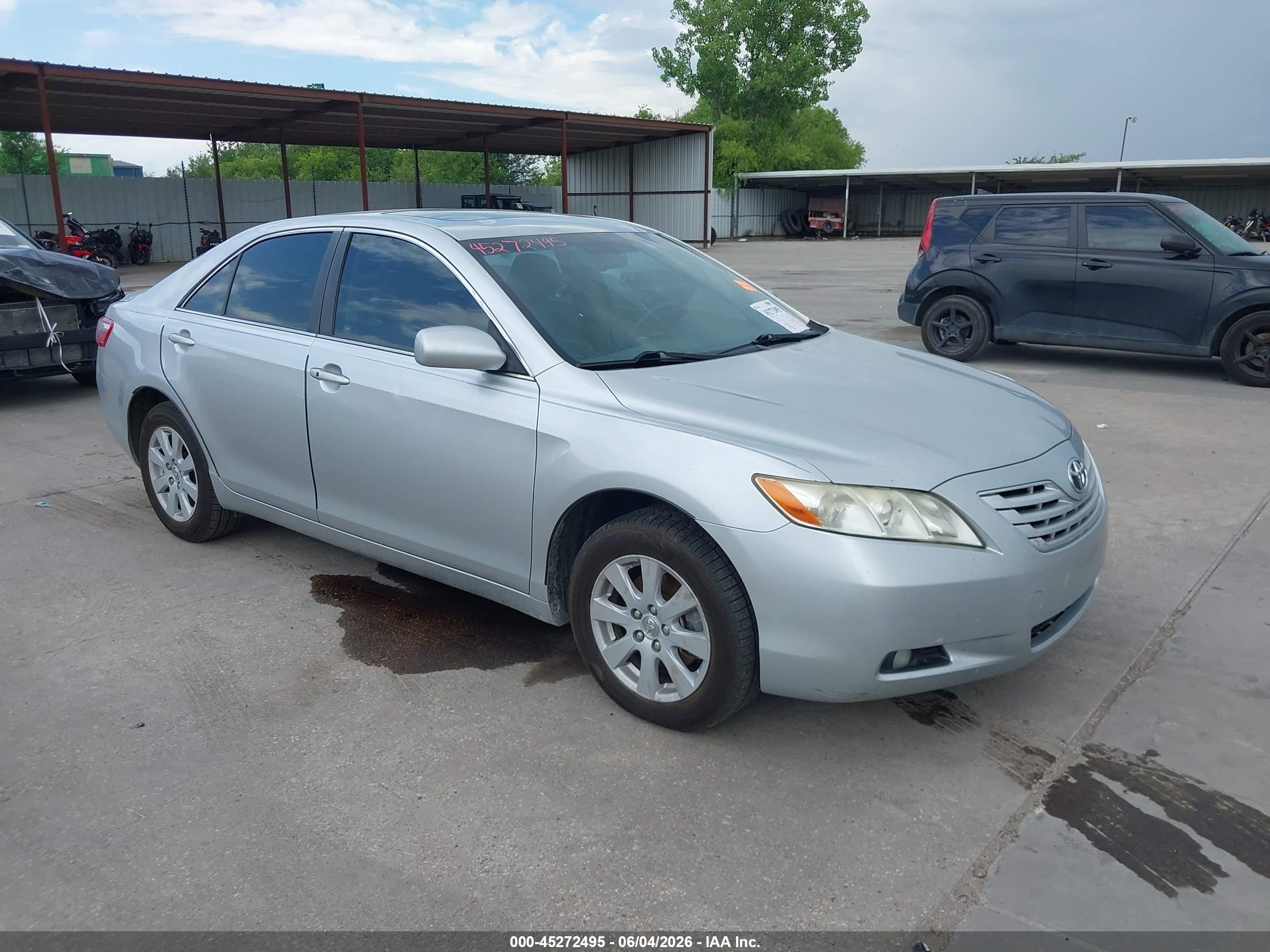 2007 Toyota Camry Xle V6 Silver vin: JTNBK46K073026931