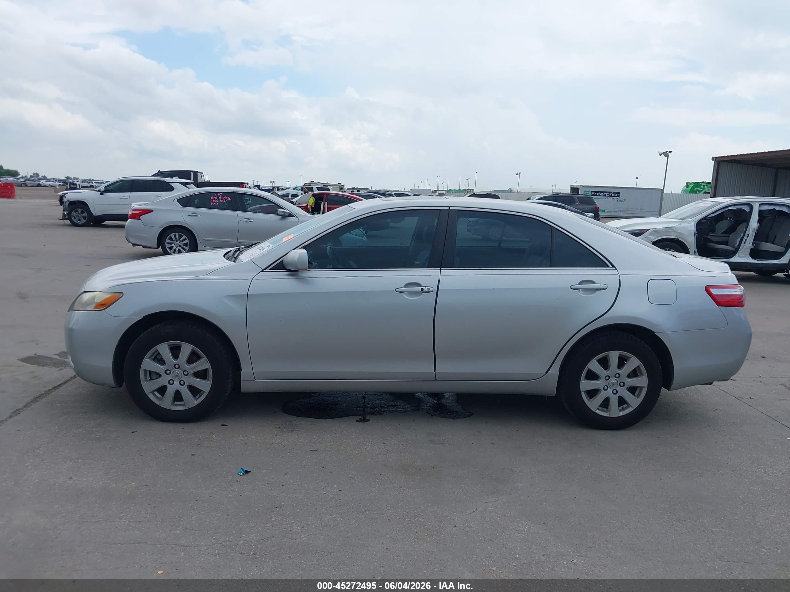 2007 Toyota Camry Xle V6 Silver vin: JTNBK46K073026931