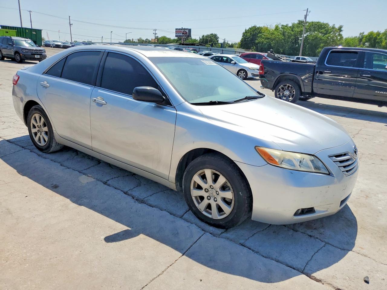 2007 Toyota Camry Xle V6 Silver vin: JTNBK46K173017977