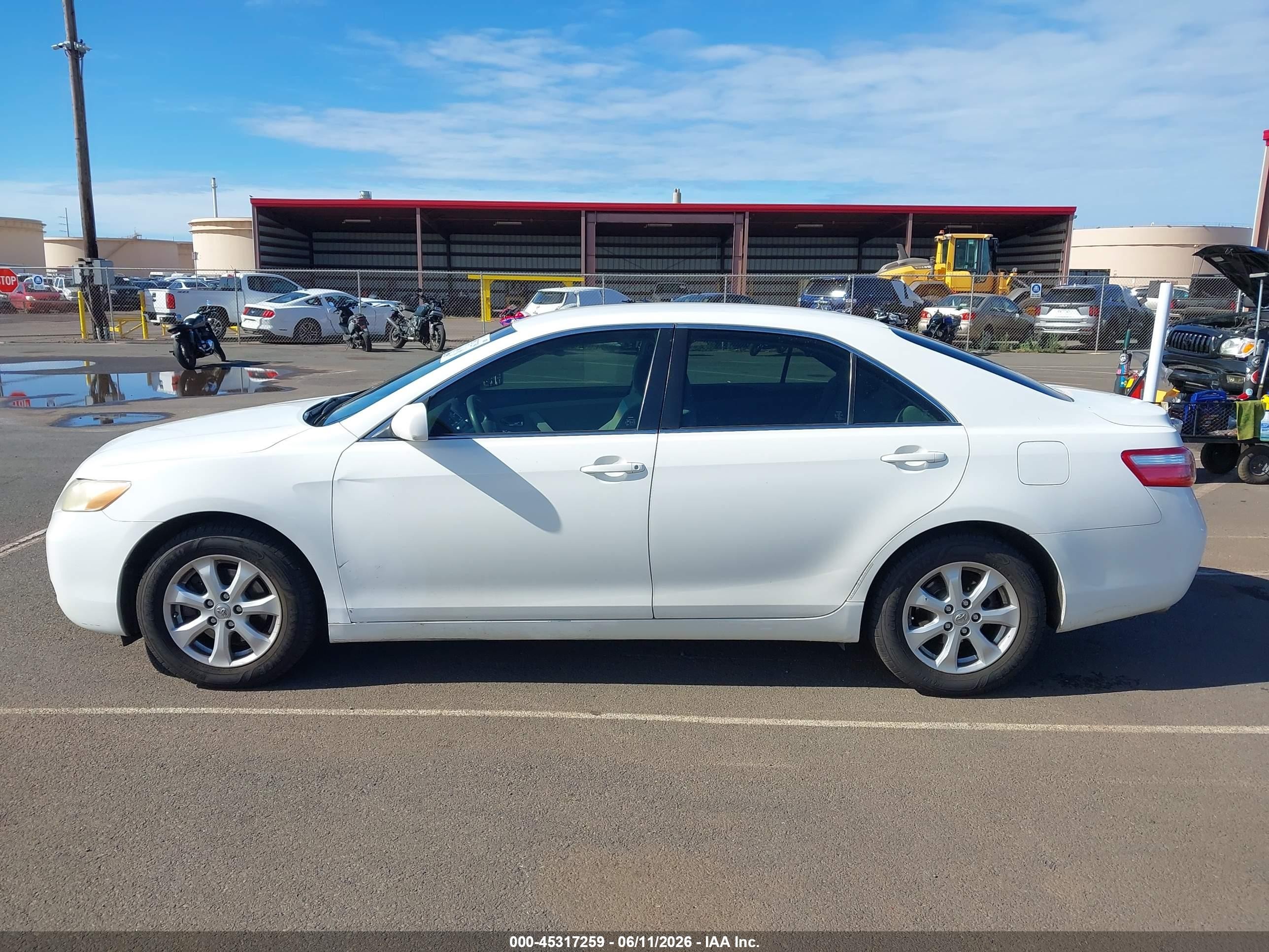 2008 Toyota Camry Le V6/se V6/xle V6 White vin: JTNBK46K183036384