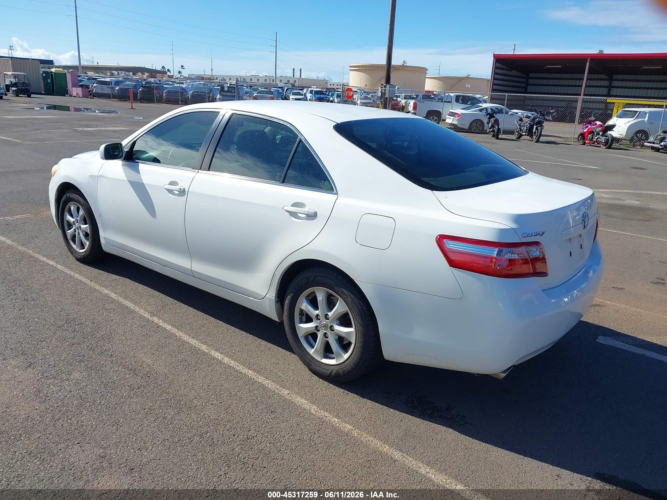 2008 Toyota Camry Le V6/se V6/xle V6 White vin: JTNBK46K183036384