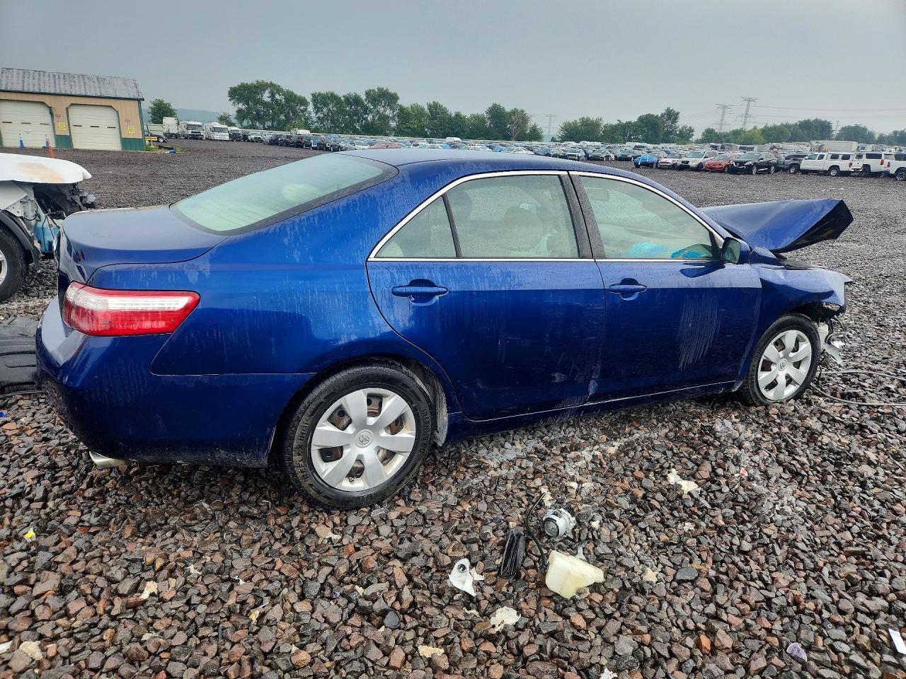 2007 Toyota Camry Le V6 Blue vin: JTNBK46K273015221