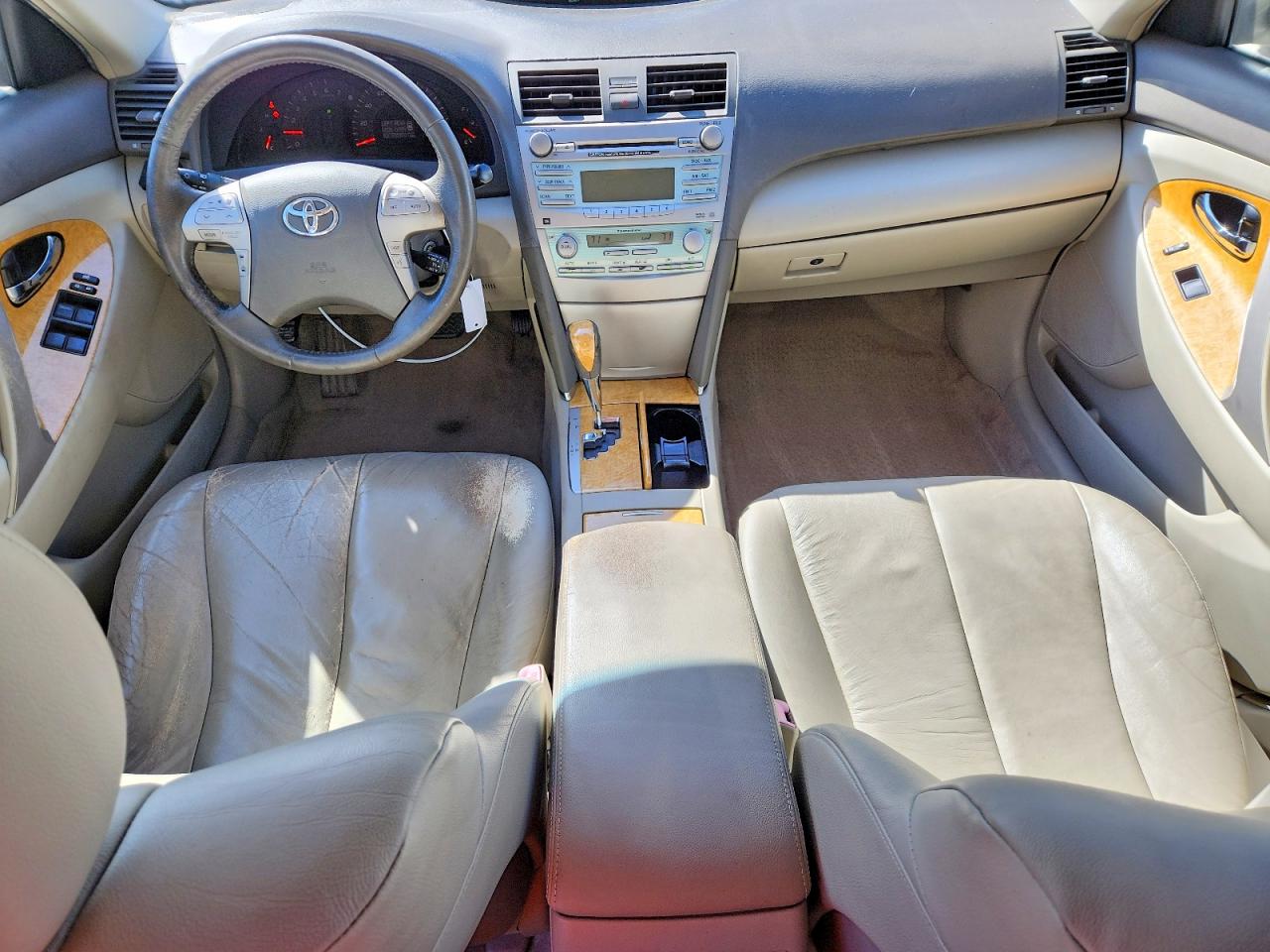 2007 Toyota Camry Le Бежевый vin: JTNBK46K273024288
