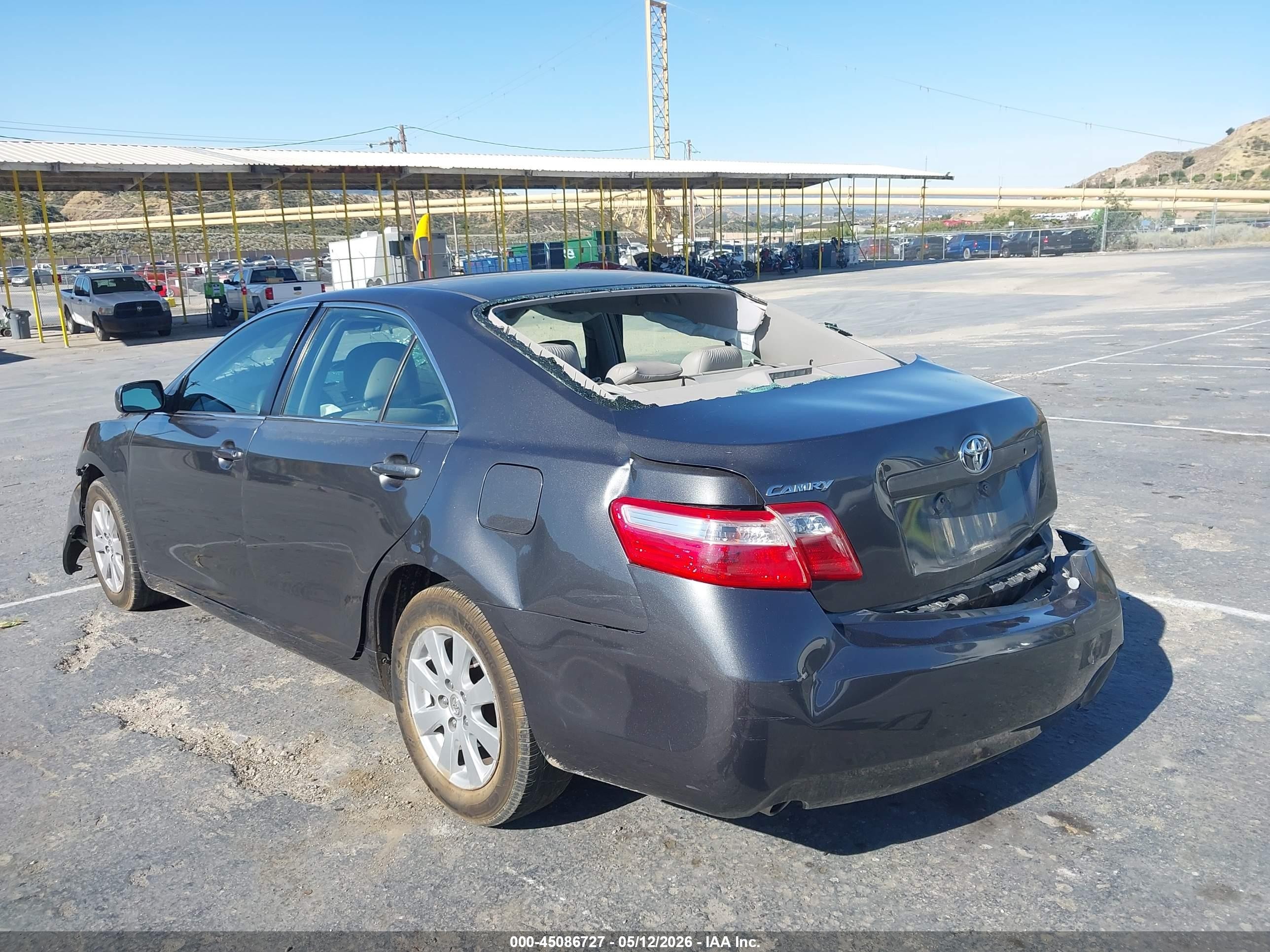 2007 Toyota Camry Xle V6 Silver vin: JTNBK46K373012036