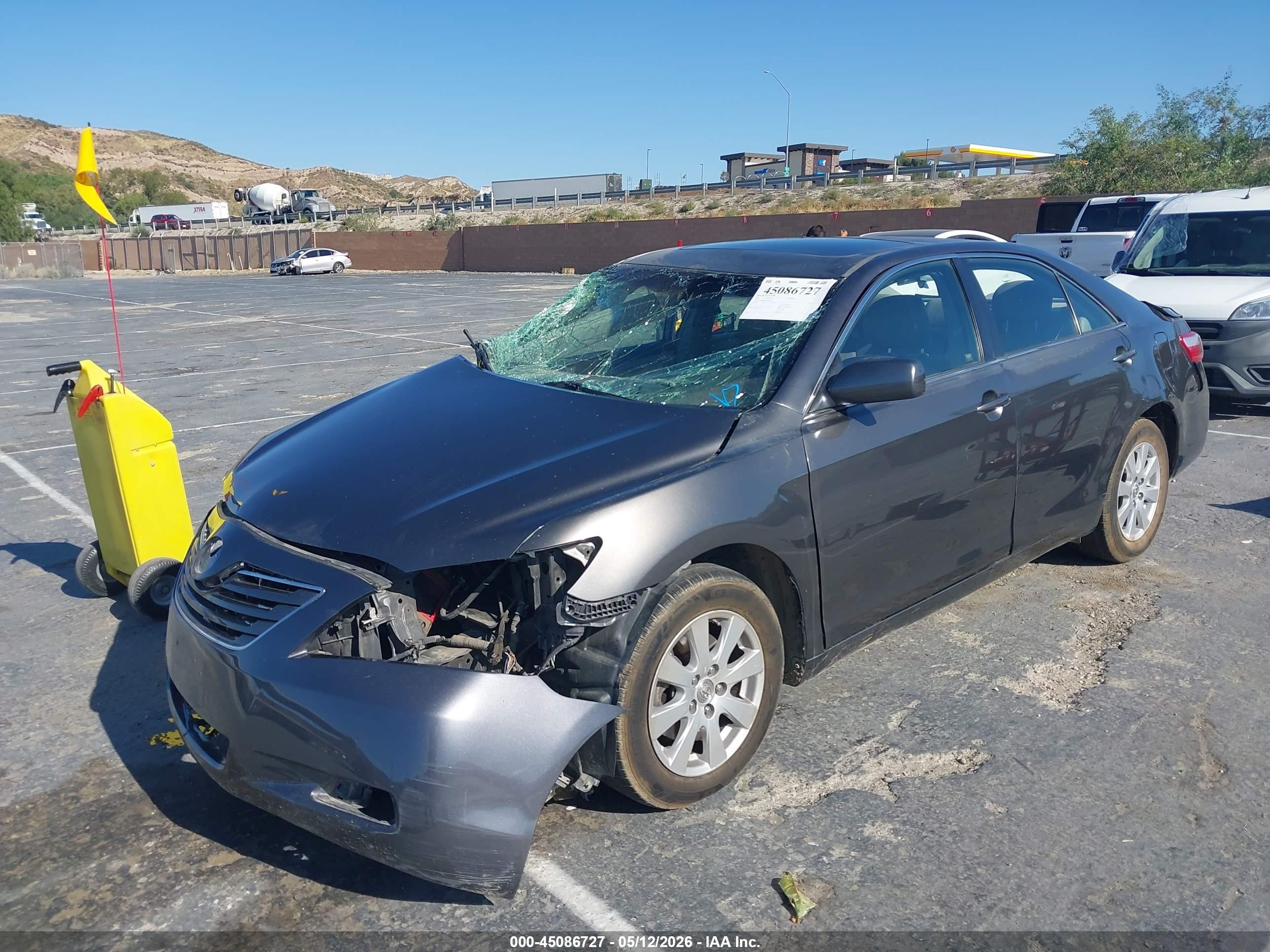 2007 Toyota Camry Xle V6 Silver vin: JTNBK46K373012036