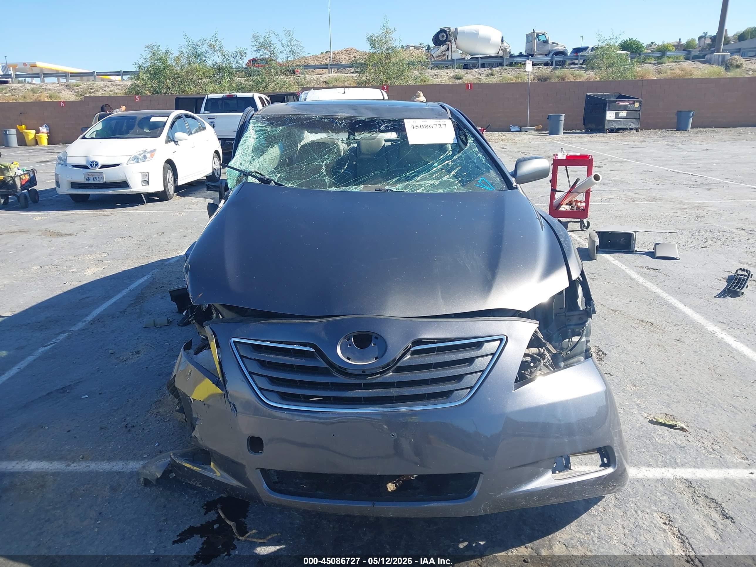 2007 Toyota Camry Xle V6 Silver vin: JTNBK46K373012036