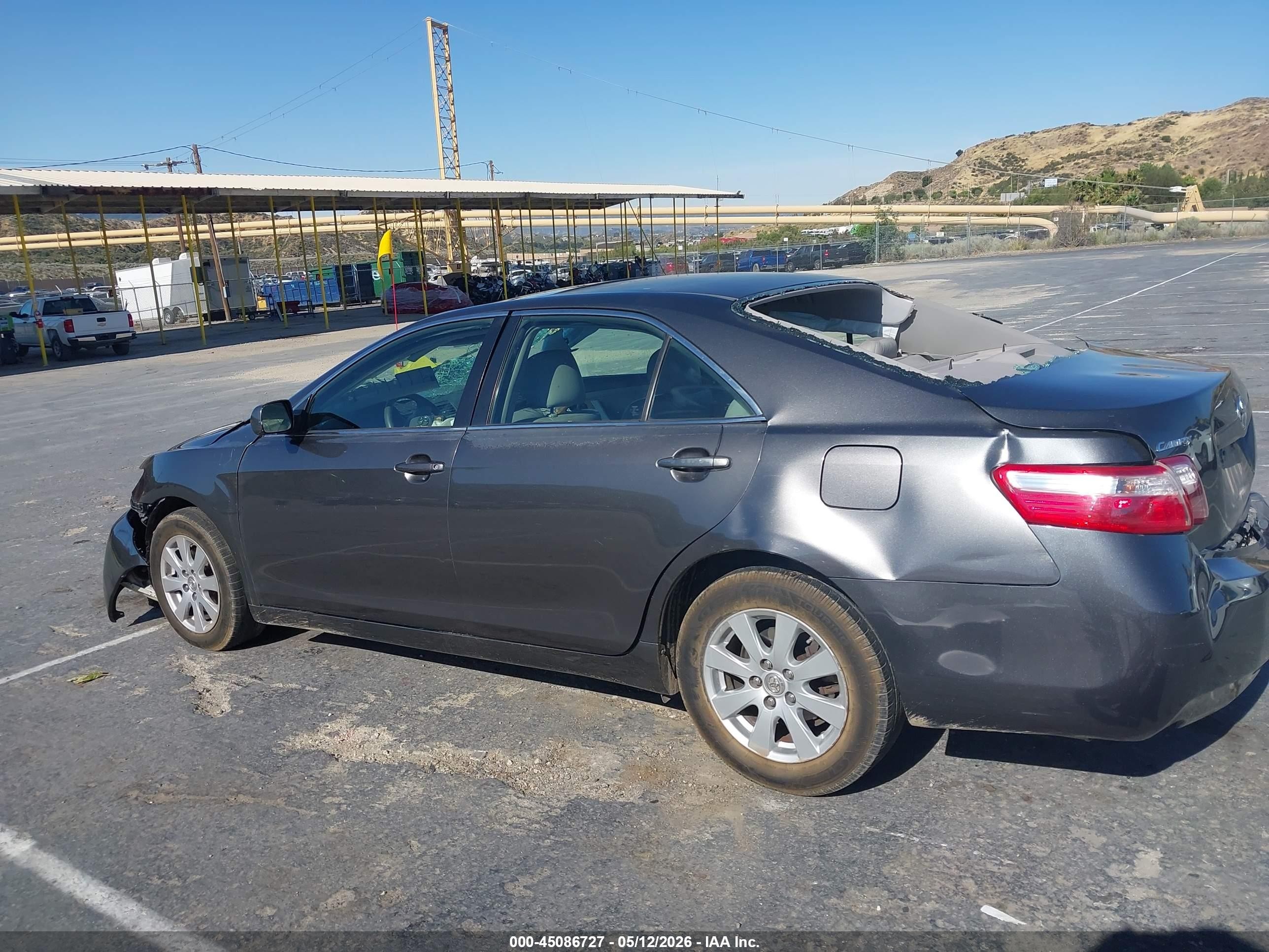 2007 Toyota Camry Xle V6 Silver vin: JTNBK46K373012036