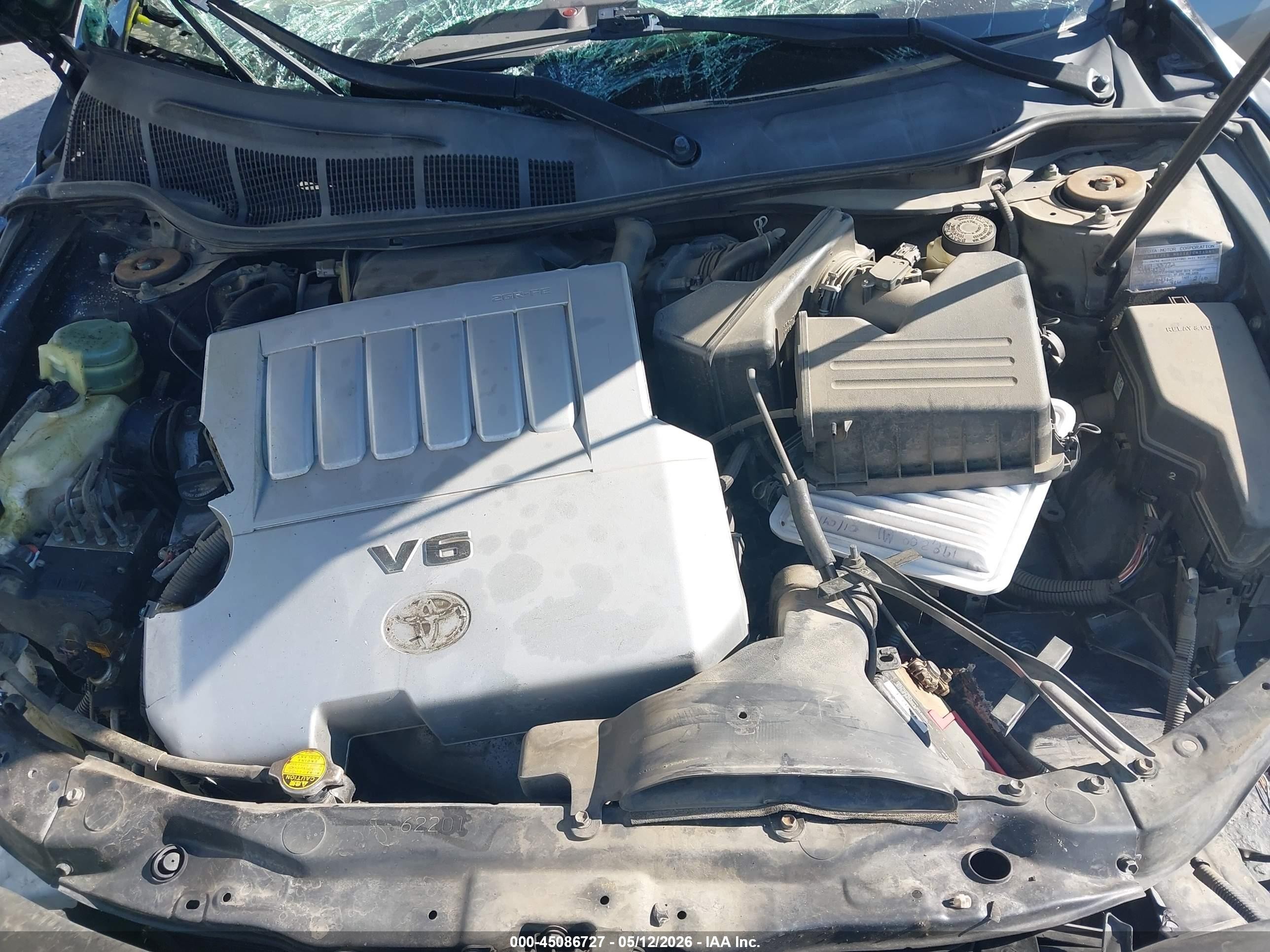 2007 Toyota Camry Xle V6 Silver vin: JTNBK46K373012036