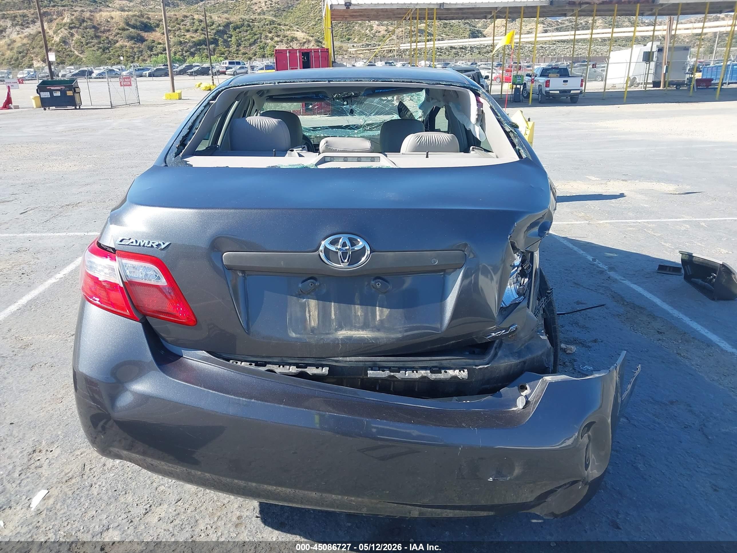 2007 Toyota Camry Xle V6 Silver vin: JTNBK46K373012036