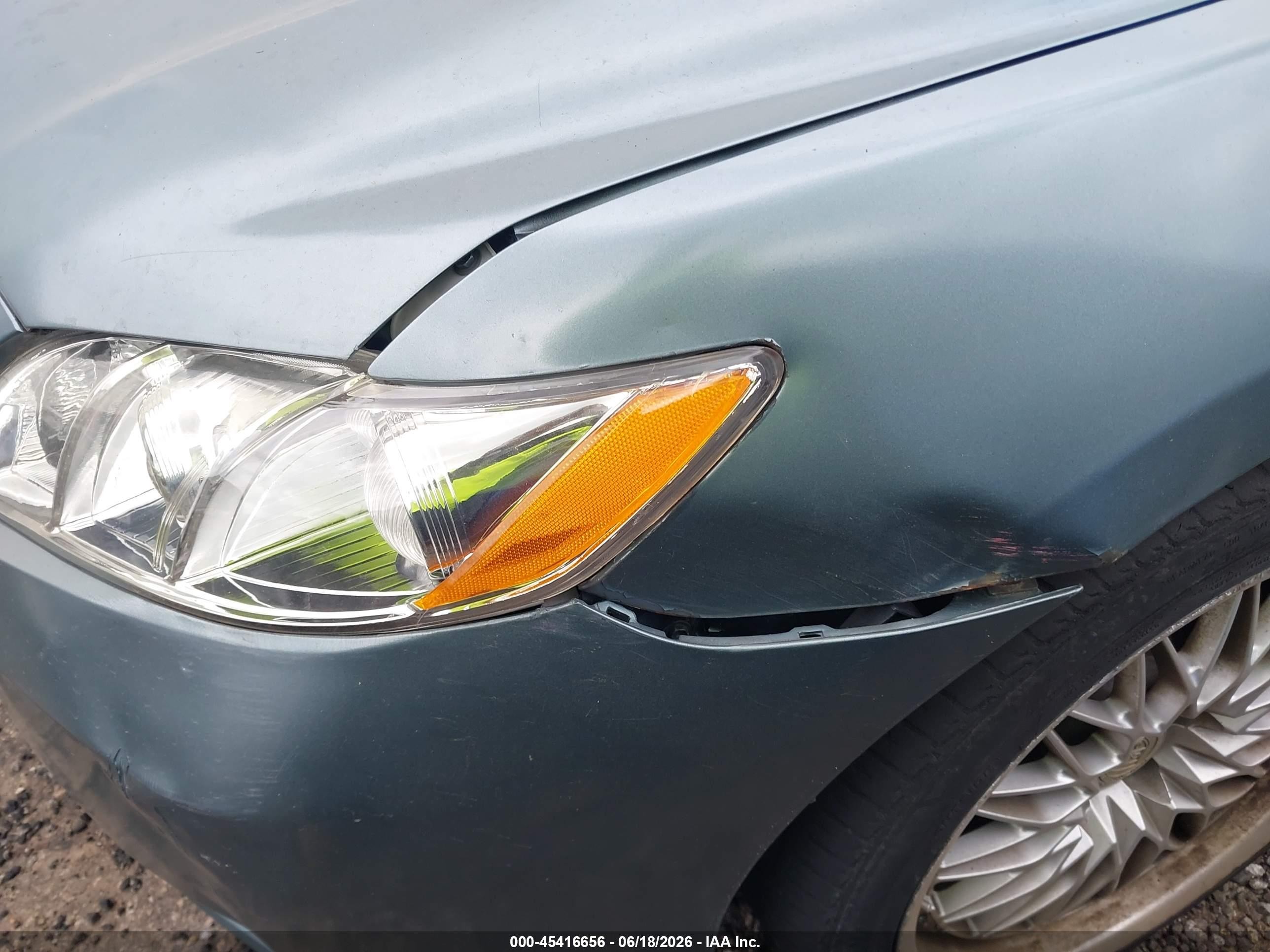 2007 Toyota Camry Xle V6 Green vin: JTNBK46K373025286