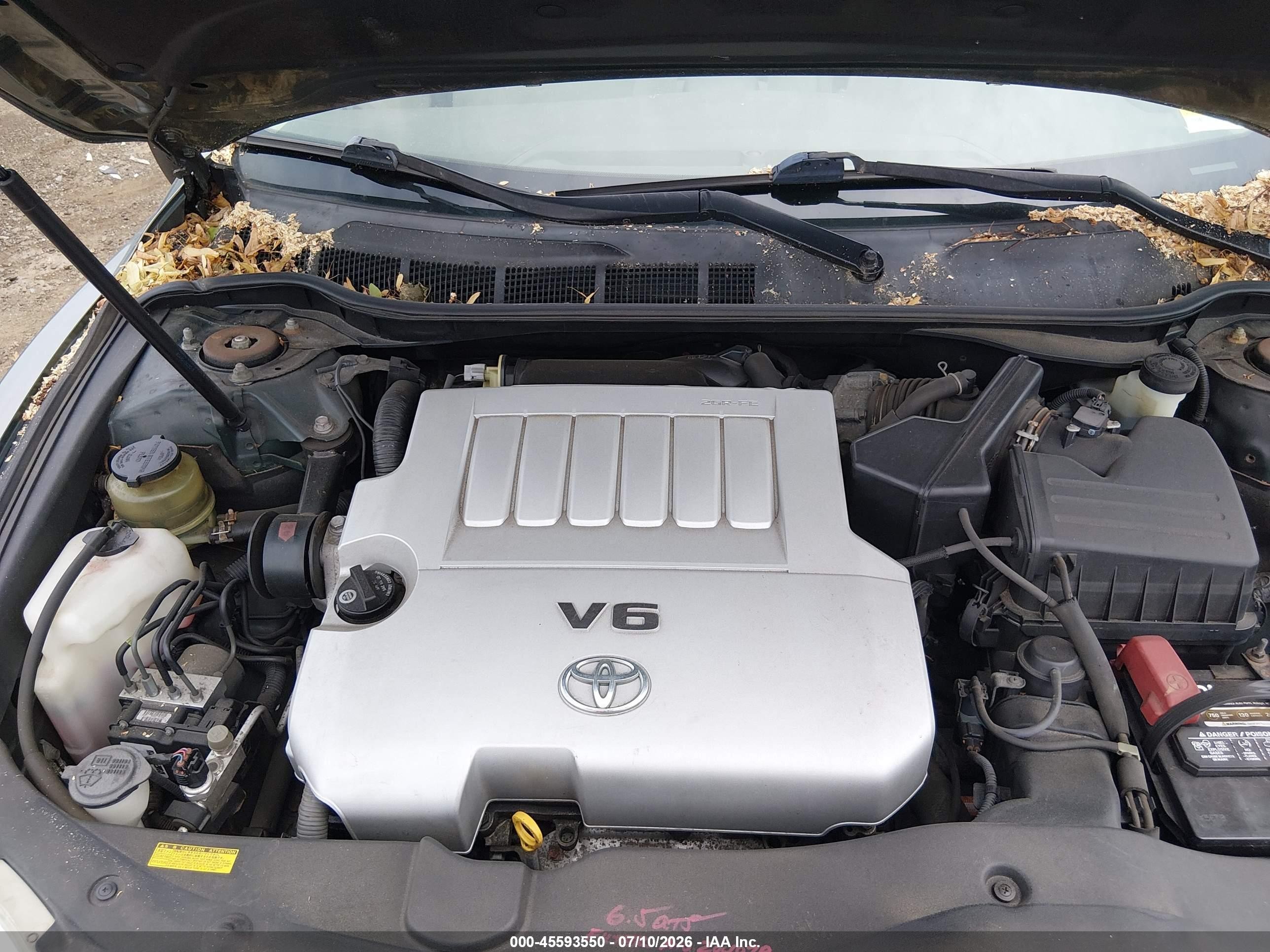 2007 Toyota Camry Le V6 Бирюзовый vin: JTNBK46K473007234