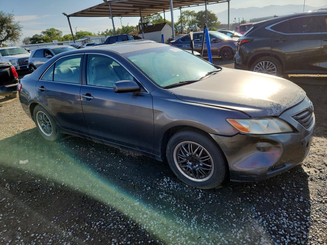 2007 Toyota Camry Gray vin: JTNBK46K473019089