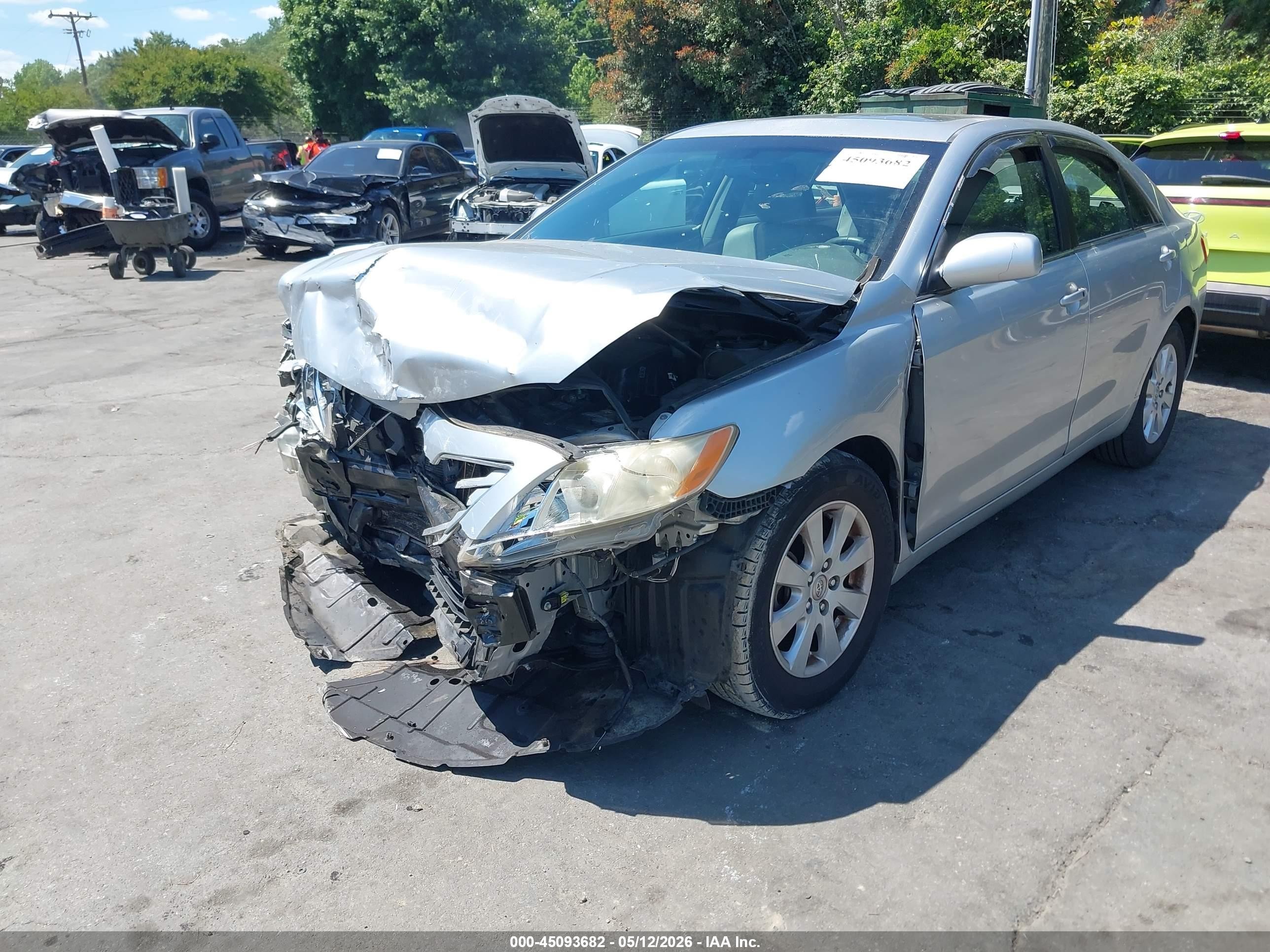 2007 Toyota Camry Xle V6 Серебряный vin: JTNBK46K473019397