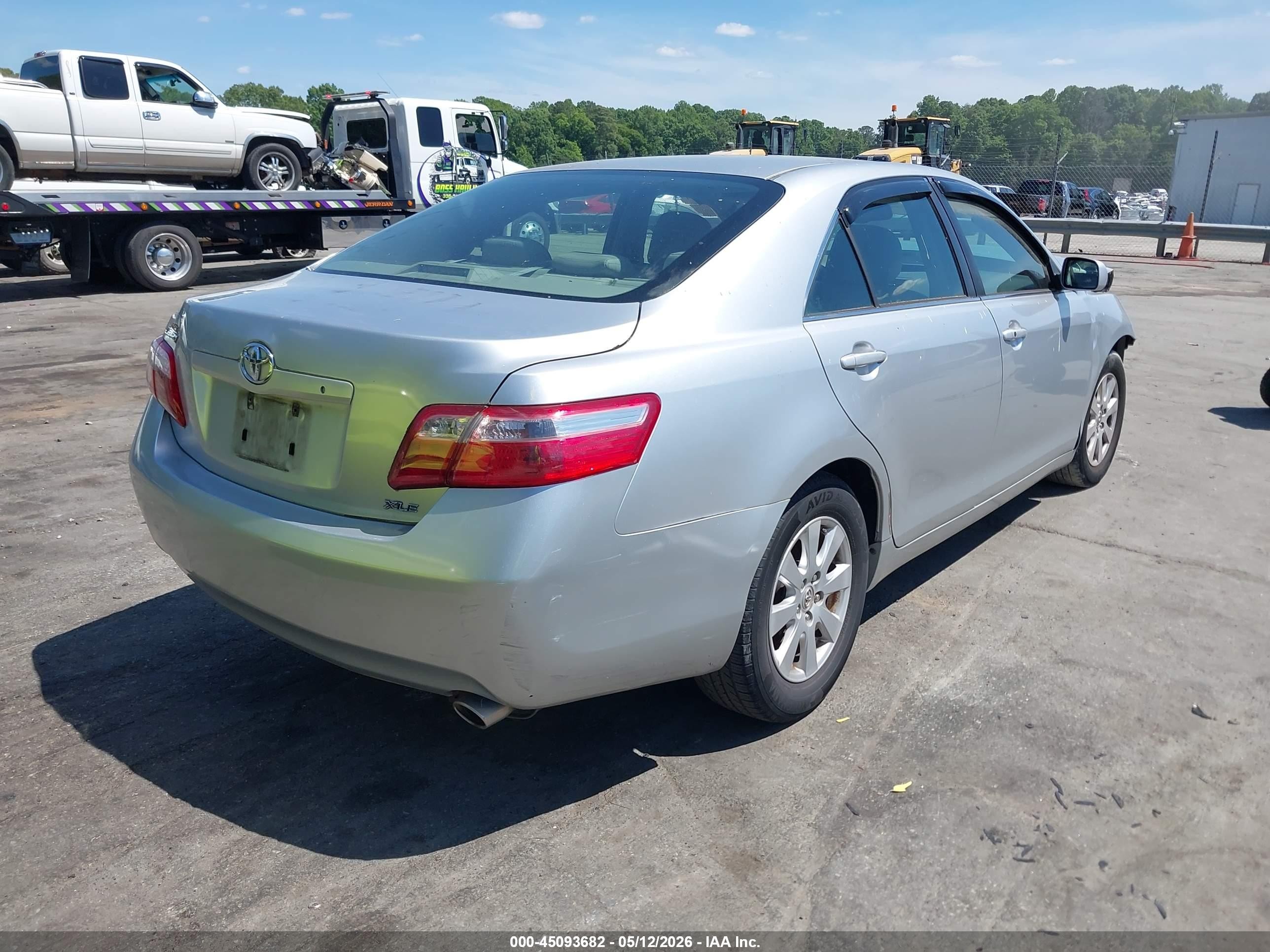 2007 Toyota Camry Xle V6 Серебряный vin: JTNBK46K473019397