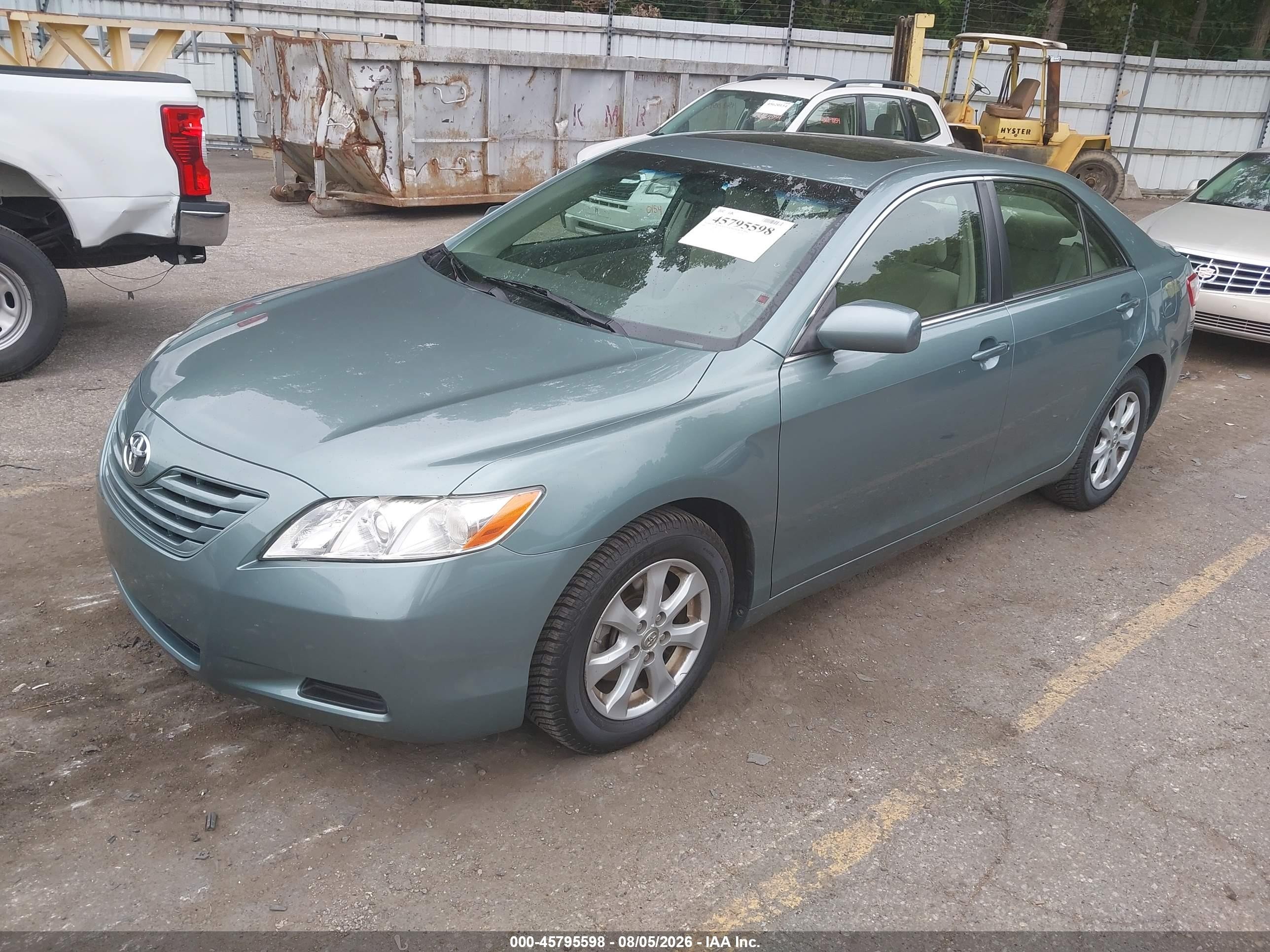 2007 Toyota Camry Le V6 Gray vin: JTNBK46K573022924