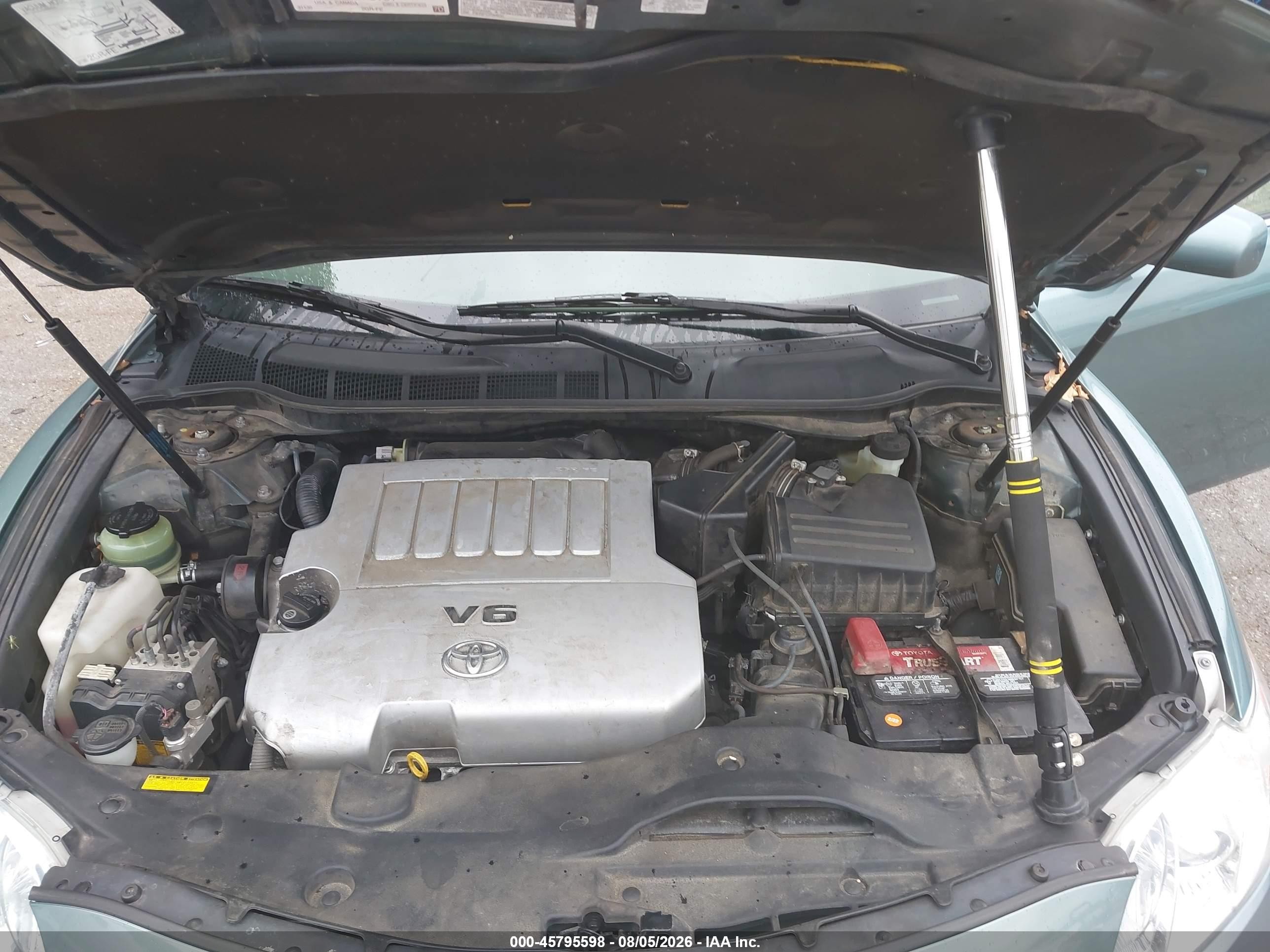 2007 Toyota Camry Le V6 Gray vin: JTNBK46K573022924
