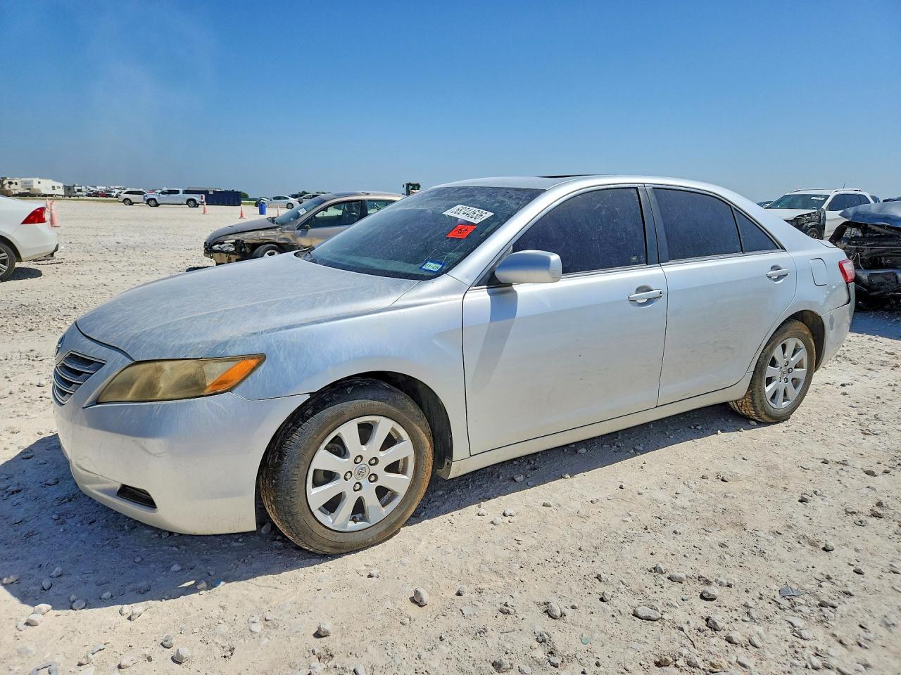 2007 Toyota Camry Xle V6 Silver vin: JTNBK46K573025466