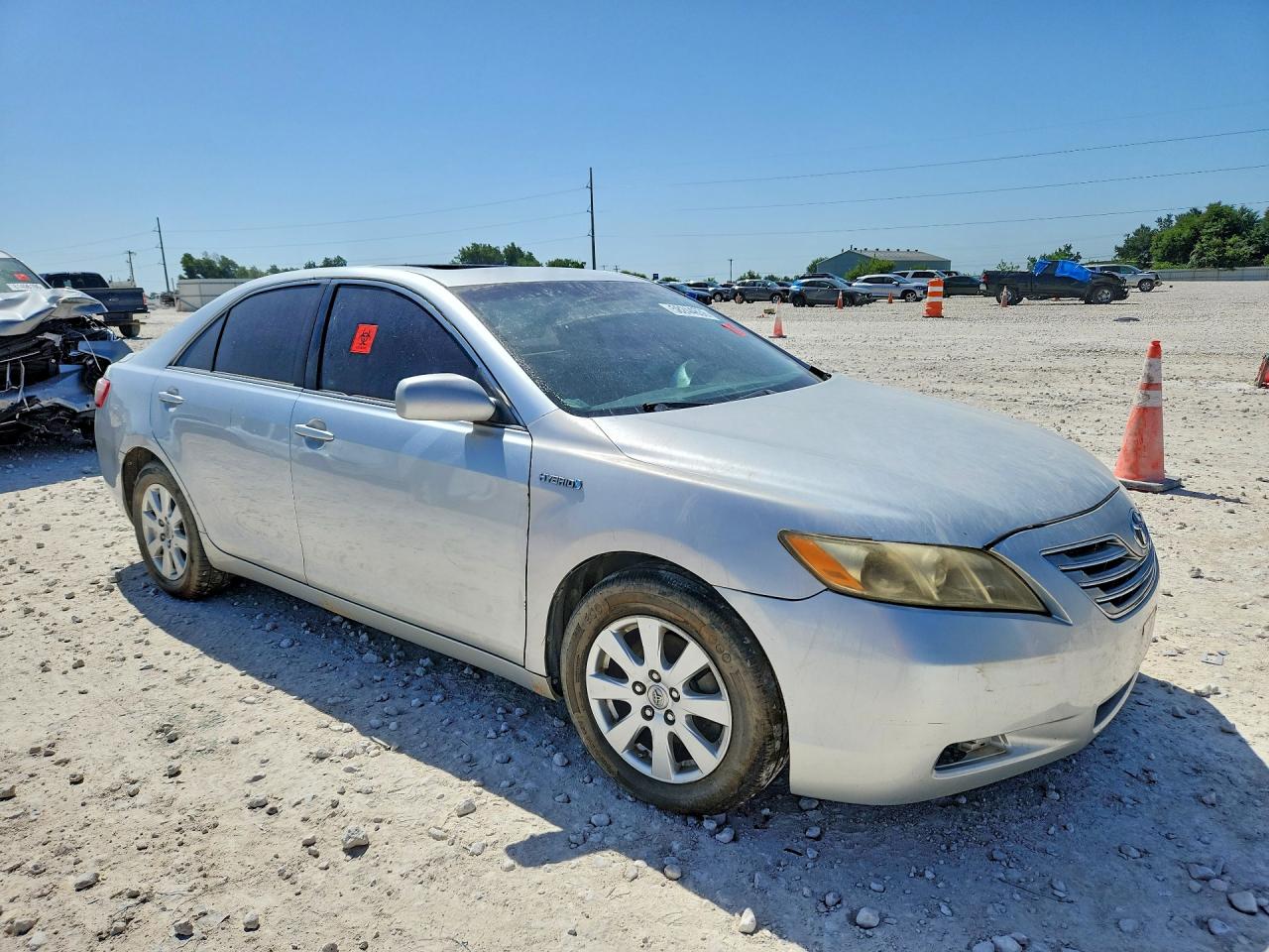 2007 Toyota Camry Xle V6 Silver vin: JTNBK46K573025466