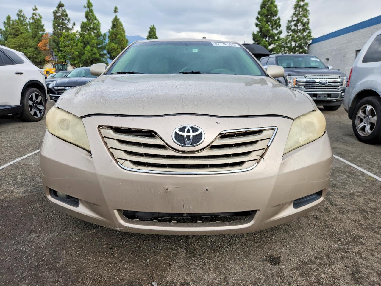 2007 Toyota Camry Xle V6 Beige vin: JTNBK46K573025645