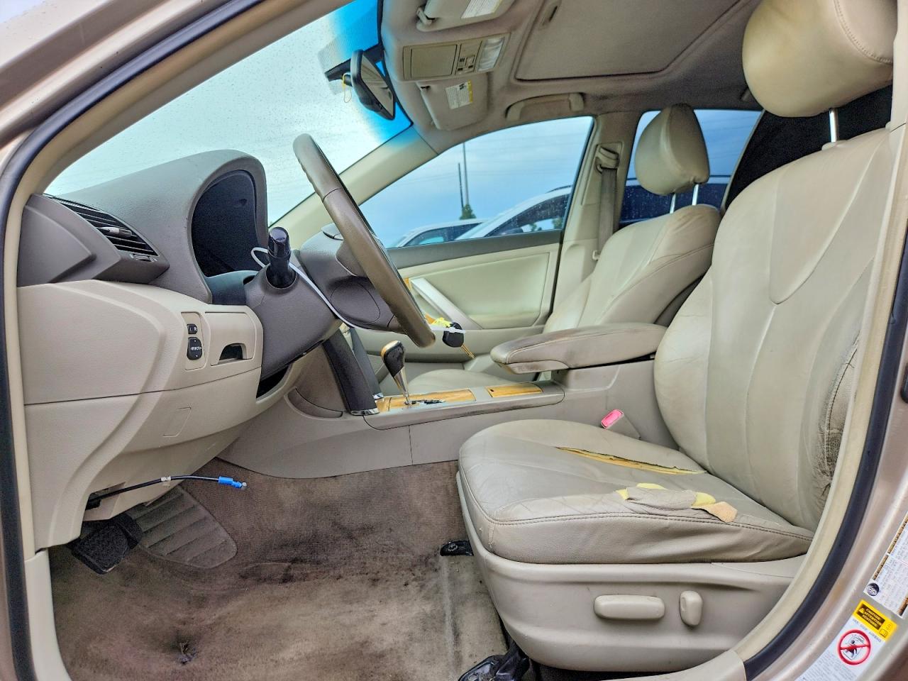 2007 Toyota Camry Xle V6 Beige vin: JTNBK46K573025645