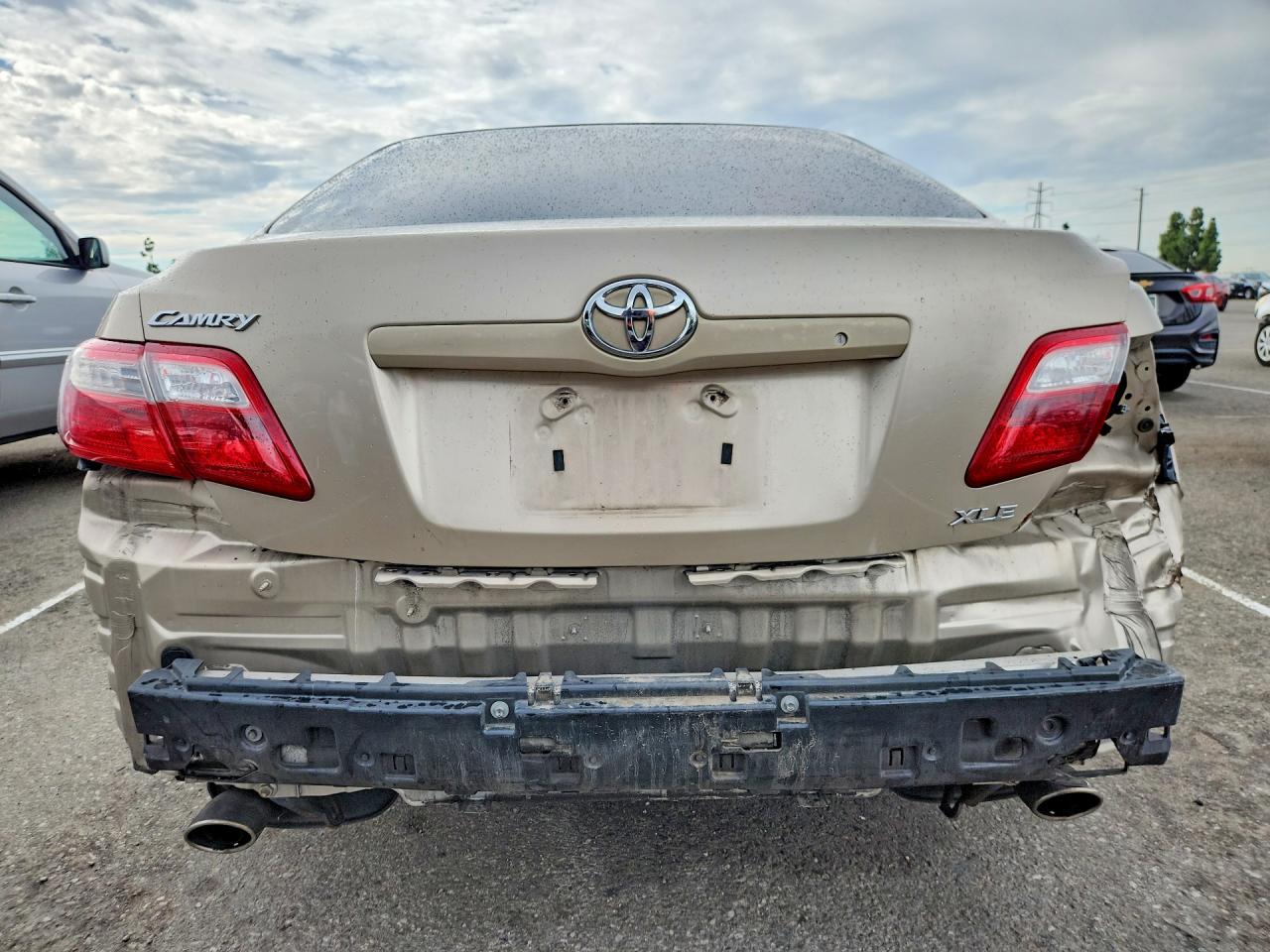 2007 Toyota Camry Xle V6 Beige vin: JTNBK46K573025645