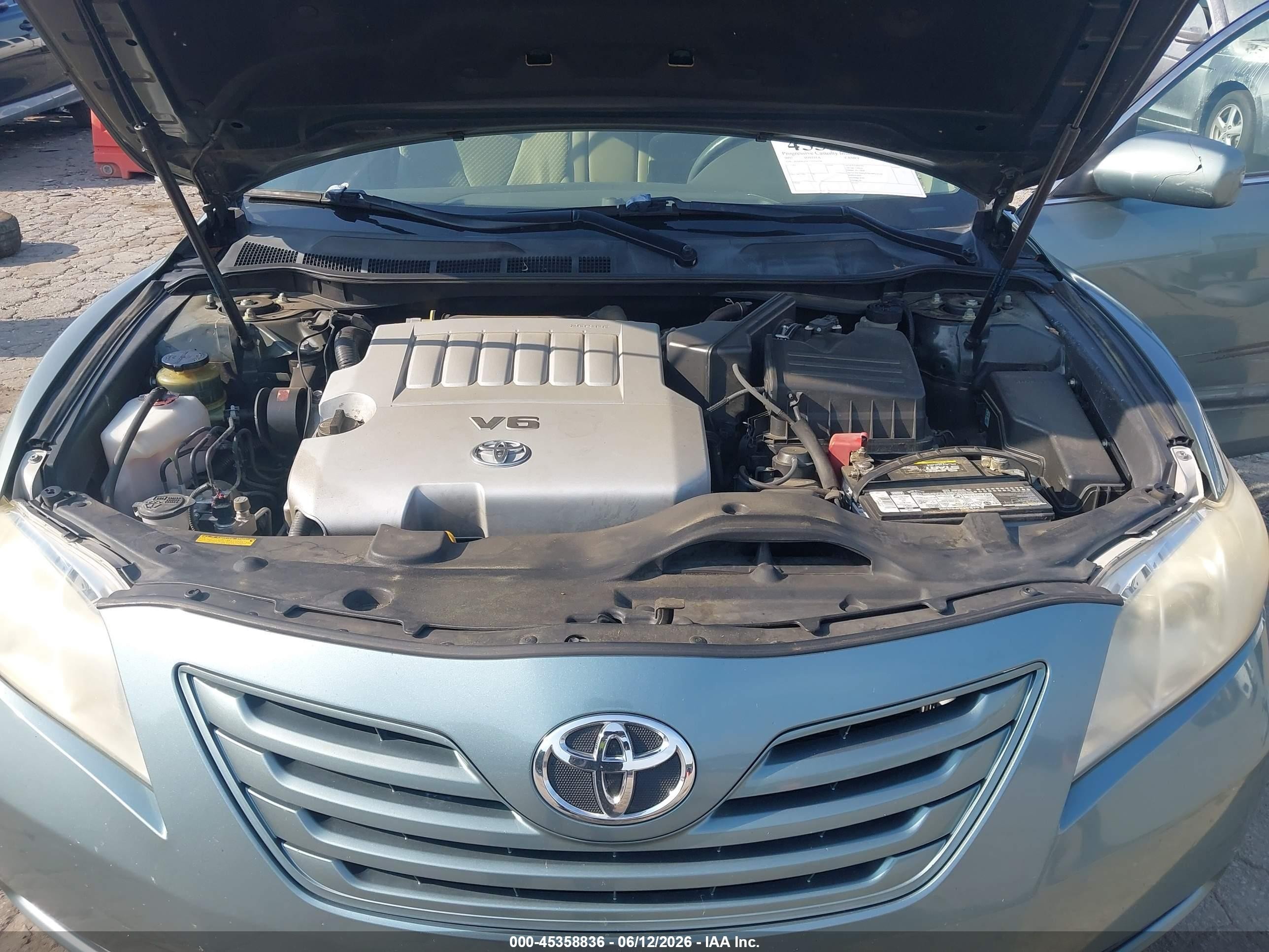 2007 Toyota Camry Le V6 Бирюзовый vin: JTNBK46K573026598