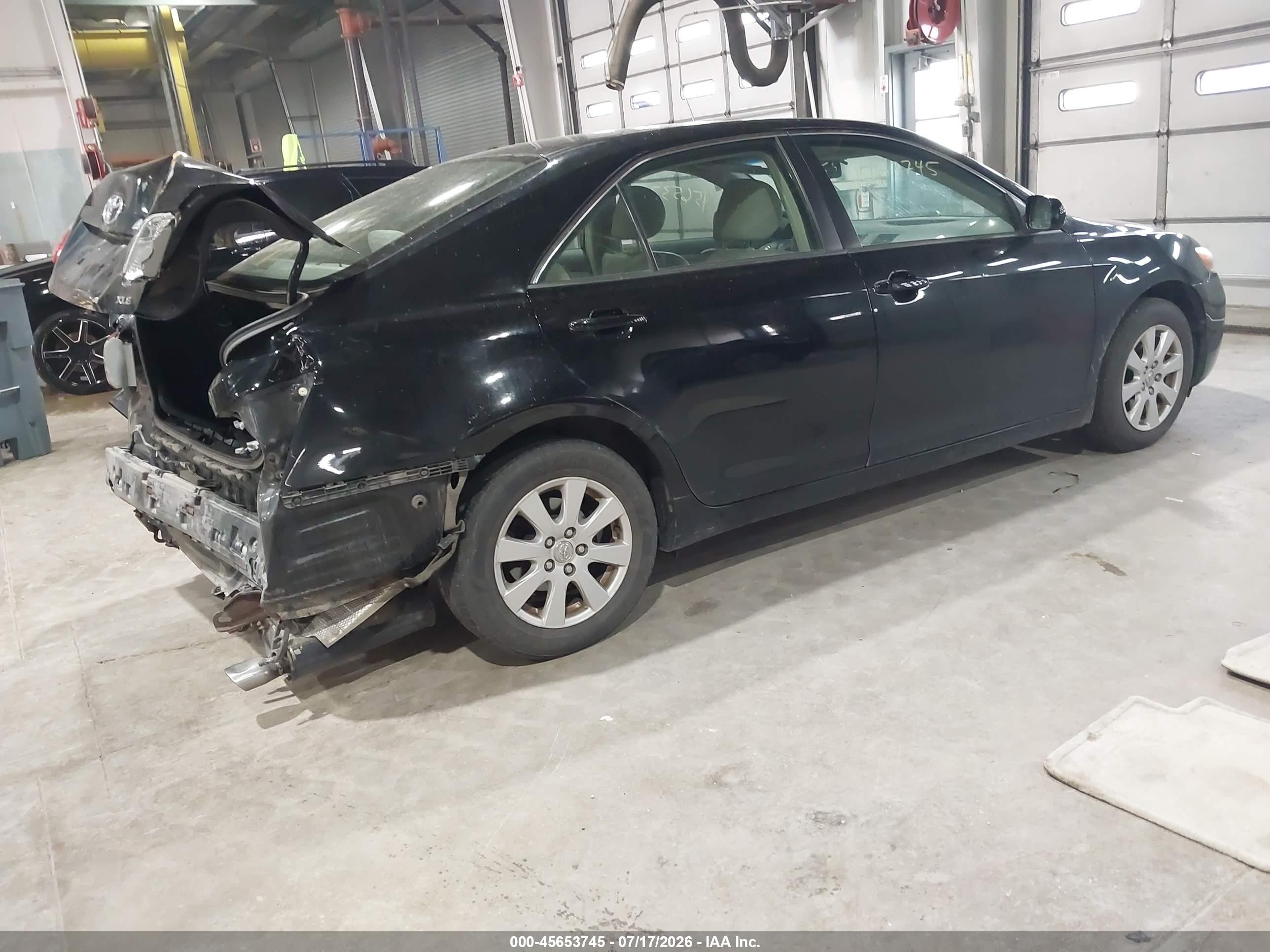 2007 Toyota Camry Xle V6 Черный vin: JTNBK46K673003640