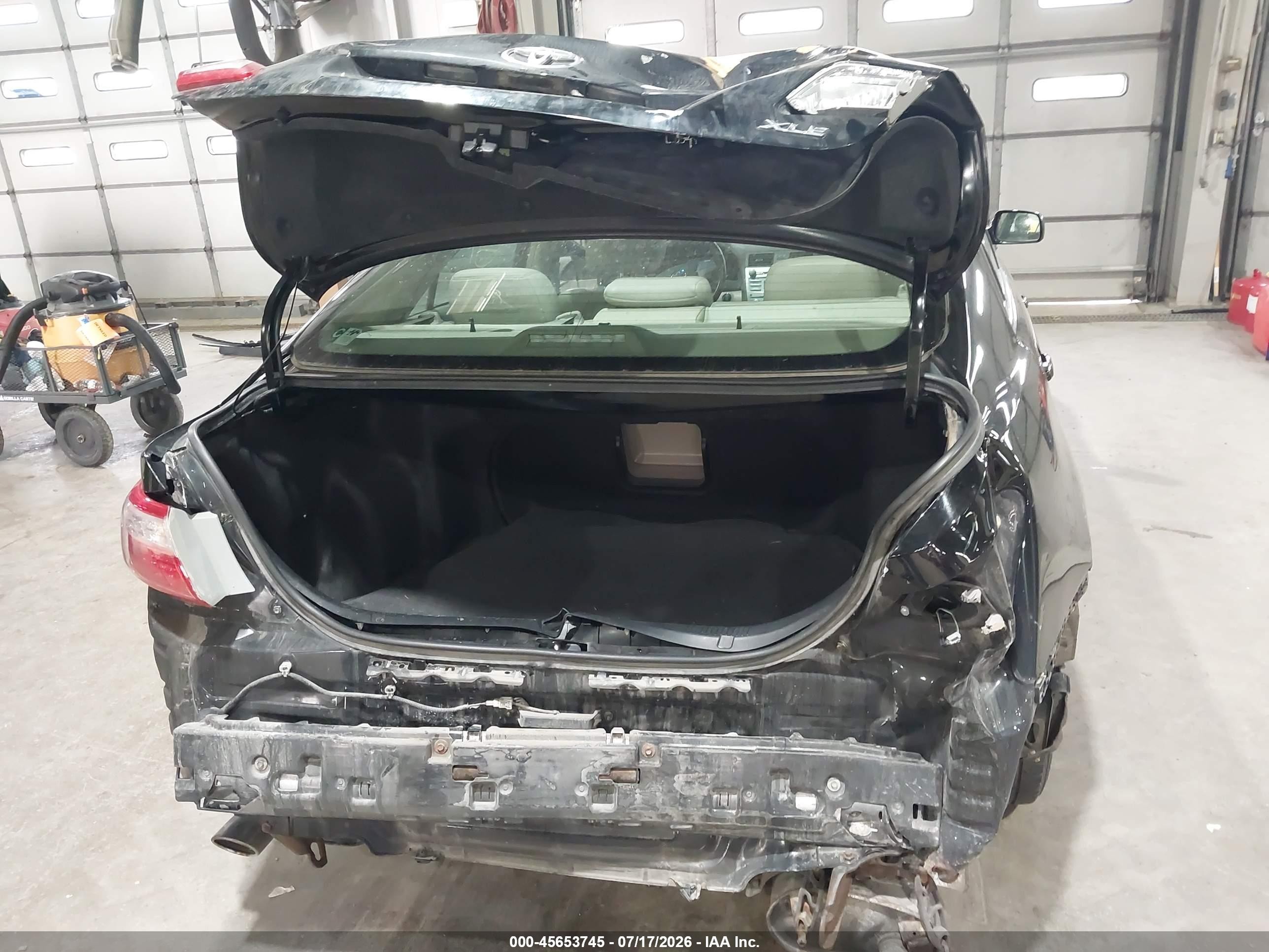 2007 Toyota Camry Xle V6 Черный vin: JTNBK46K673003640