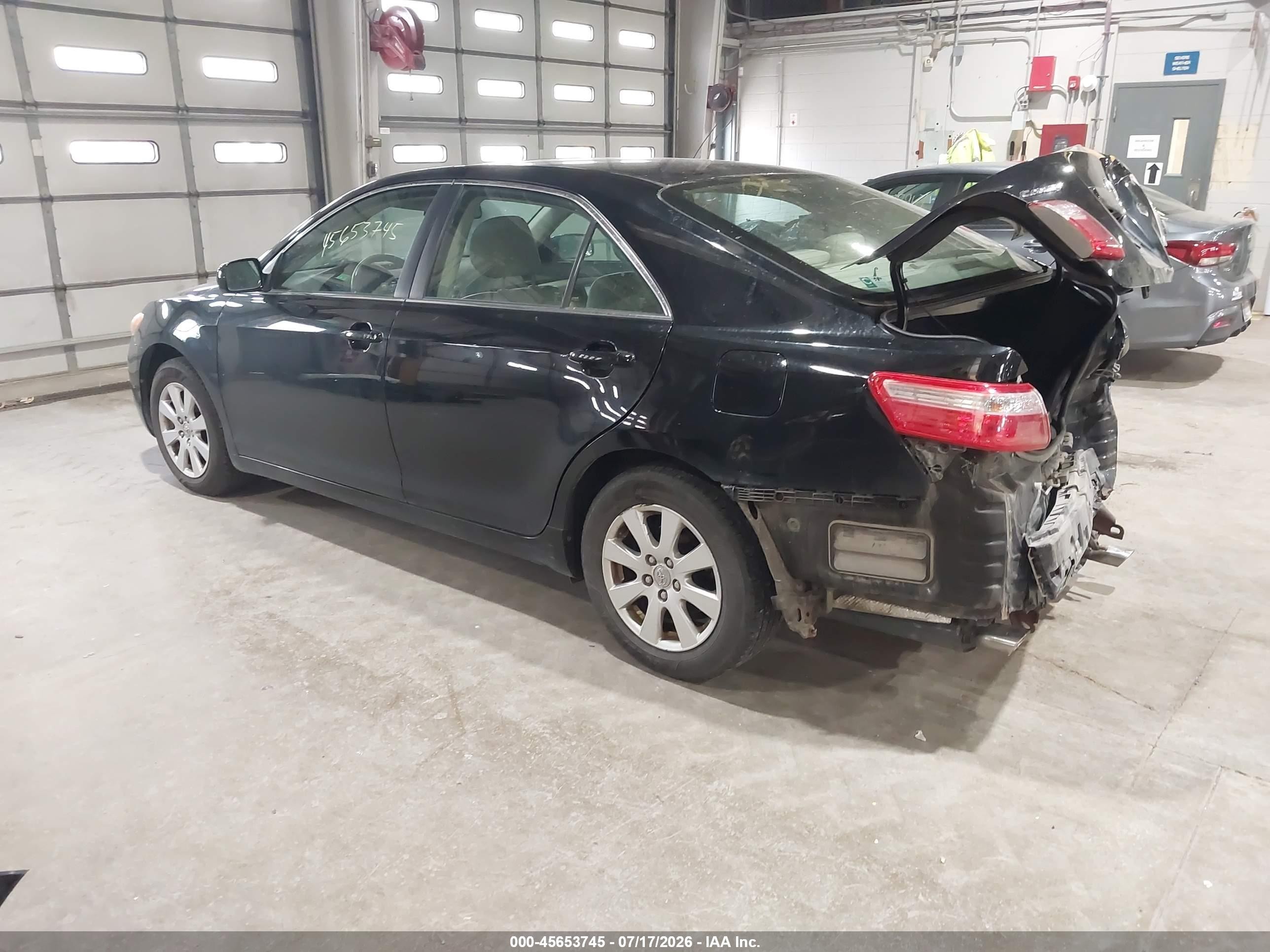 2007 Toyota Camry Xle V6 Черный vin: JTNBK46K673003640