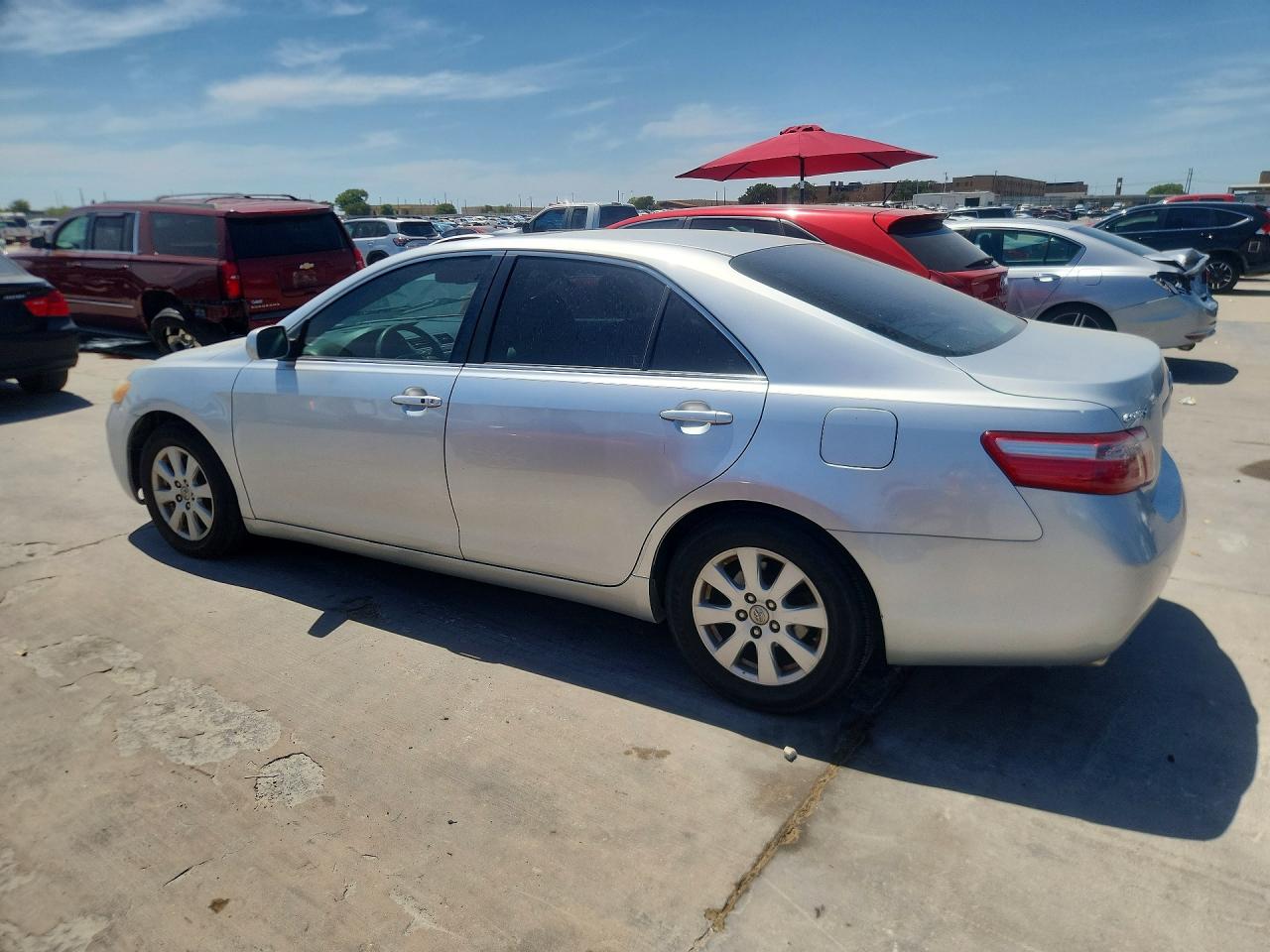 2007 Toyota Camry Xle V6 Silver vin: JTNBK46K673022723
