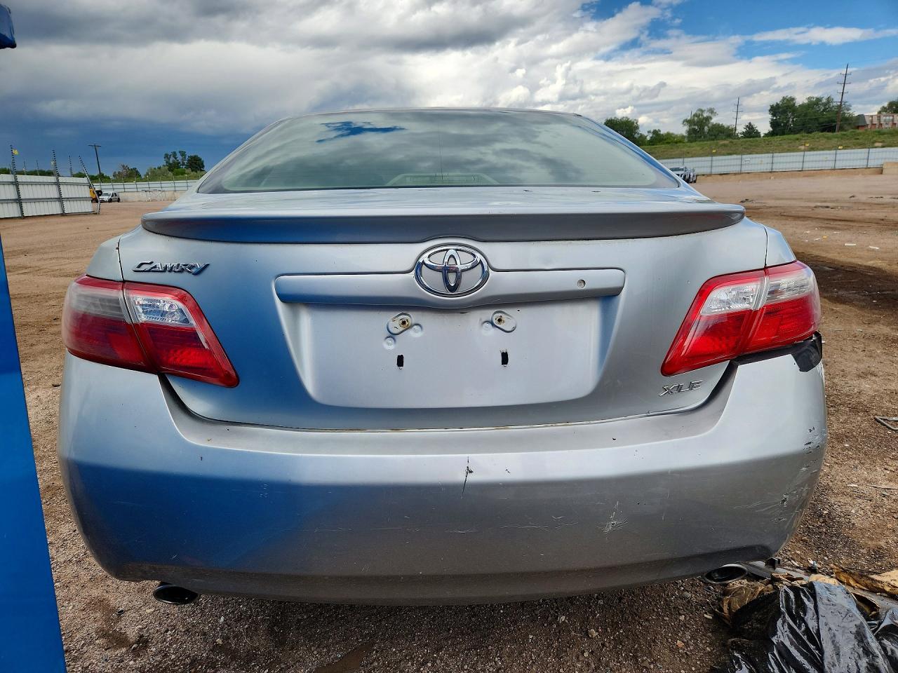 2007 Toyota Camry Xle V6 Silver vin: JTNBK46K773000116
