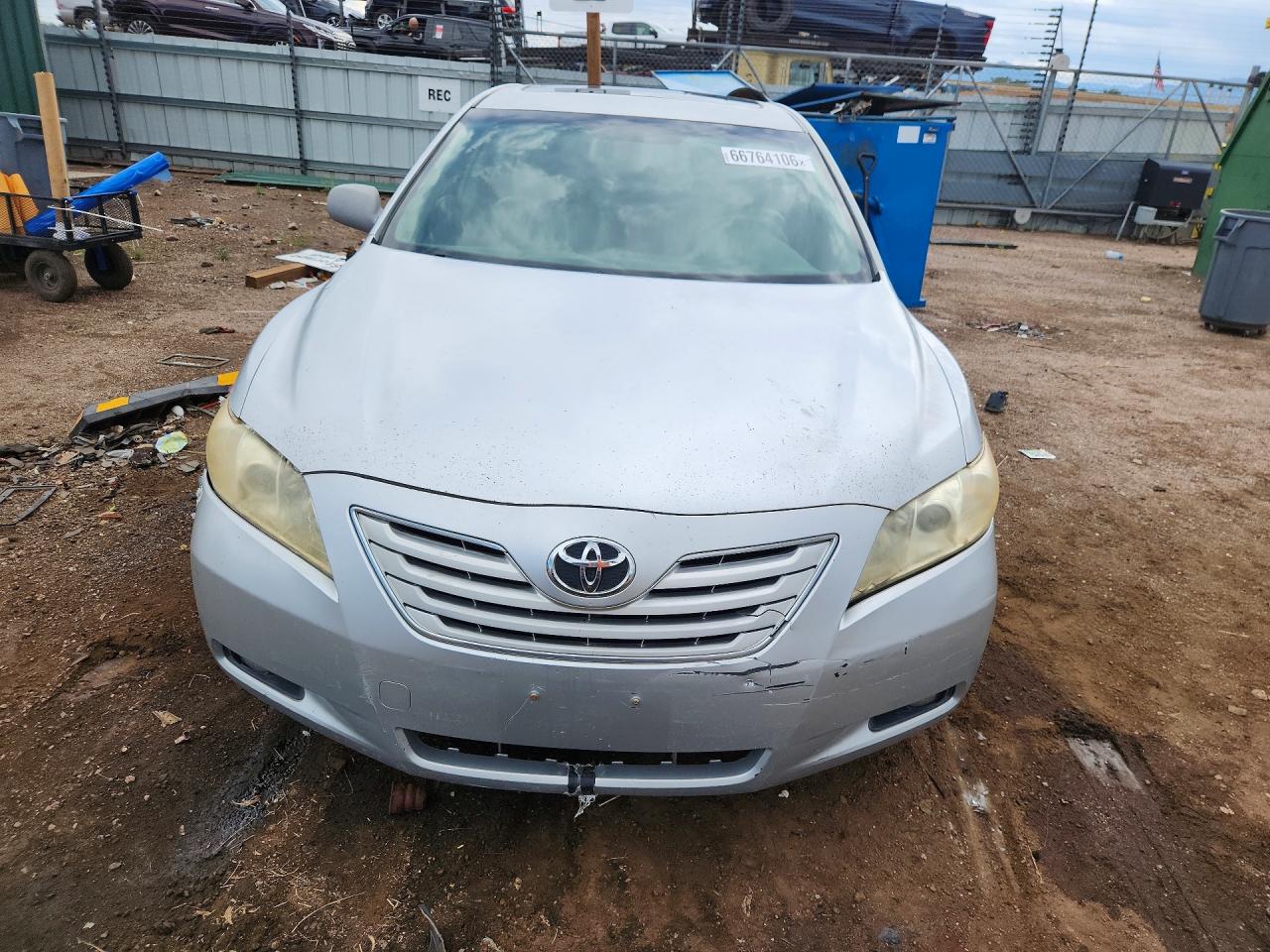 2007 Toyota Camry Xle V6 Silver vin: JTNBK46K773000116
