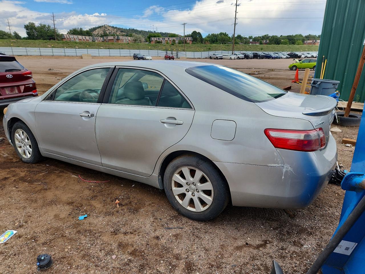 2007 Toyota Camry Xle V6 Silver vin: JTNBK46K773000116