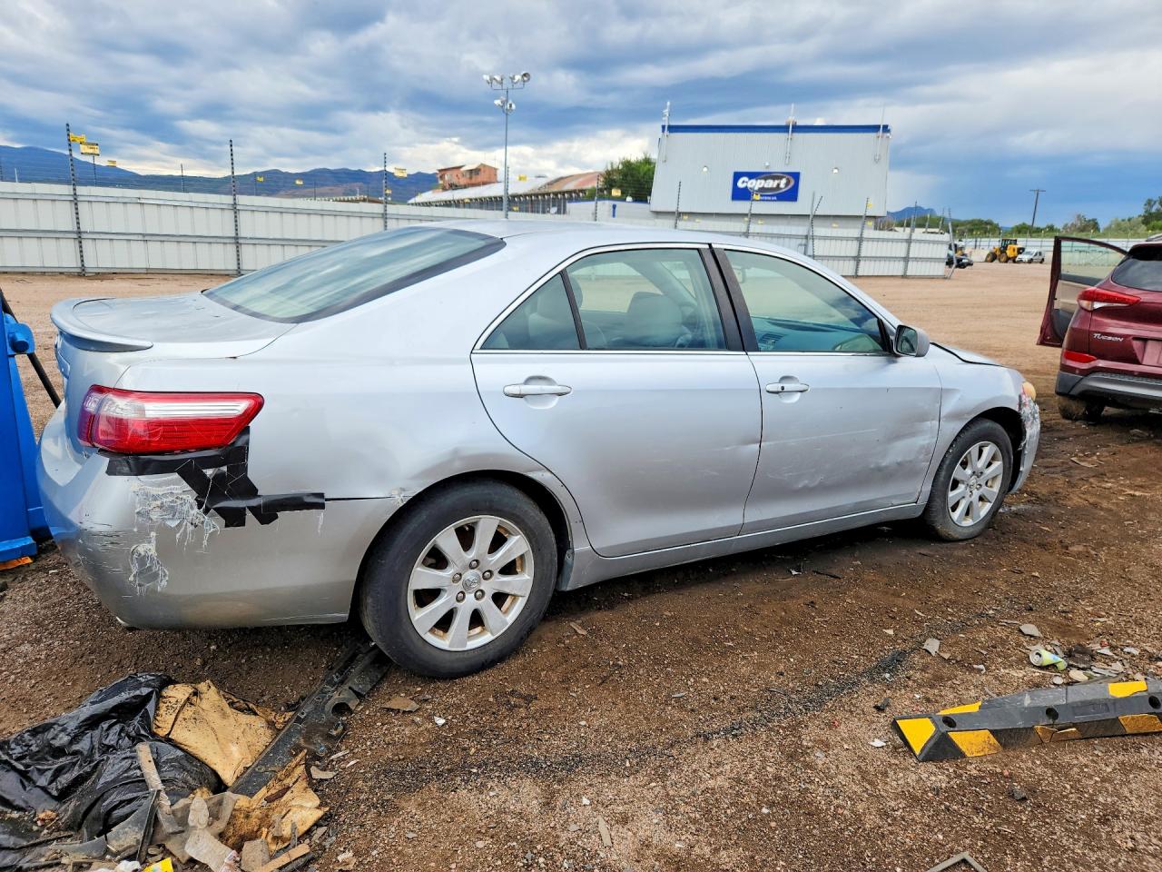 2007 Toyota Camry Xle V6 Silver vin: JTNBK46K773000116