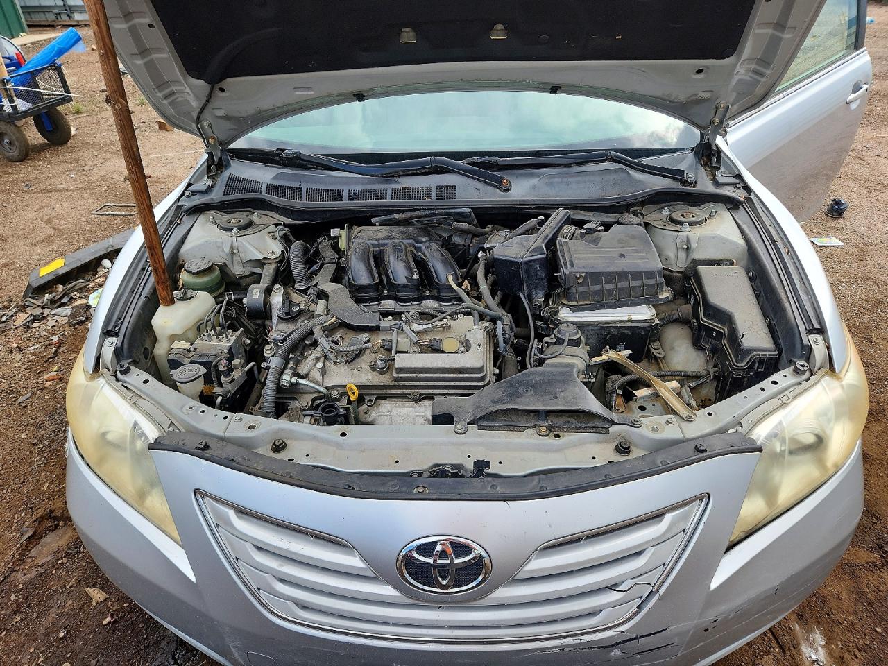 2007 Toyota Camry Xle V6 Silver vin: JTNBK46K773000116