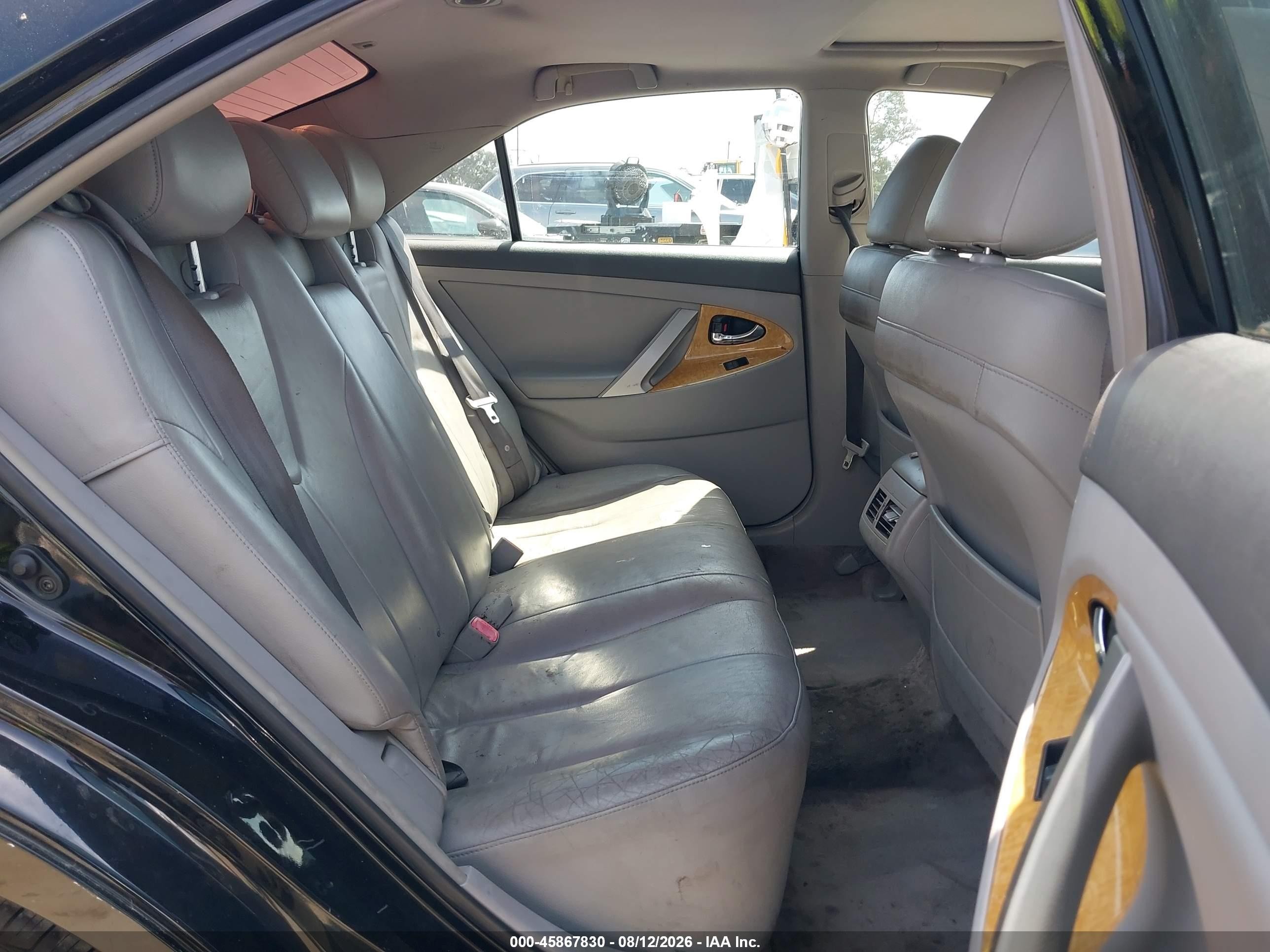 2007 Toyota Camry Xle V6 Черный vin: JTNBK46K773001203