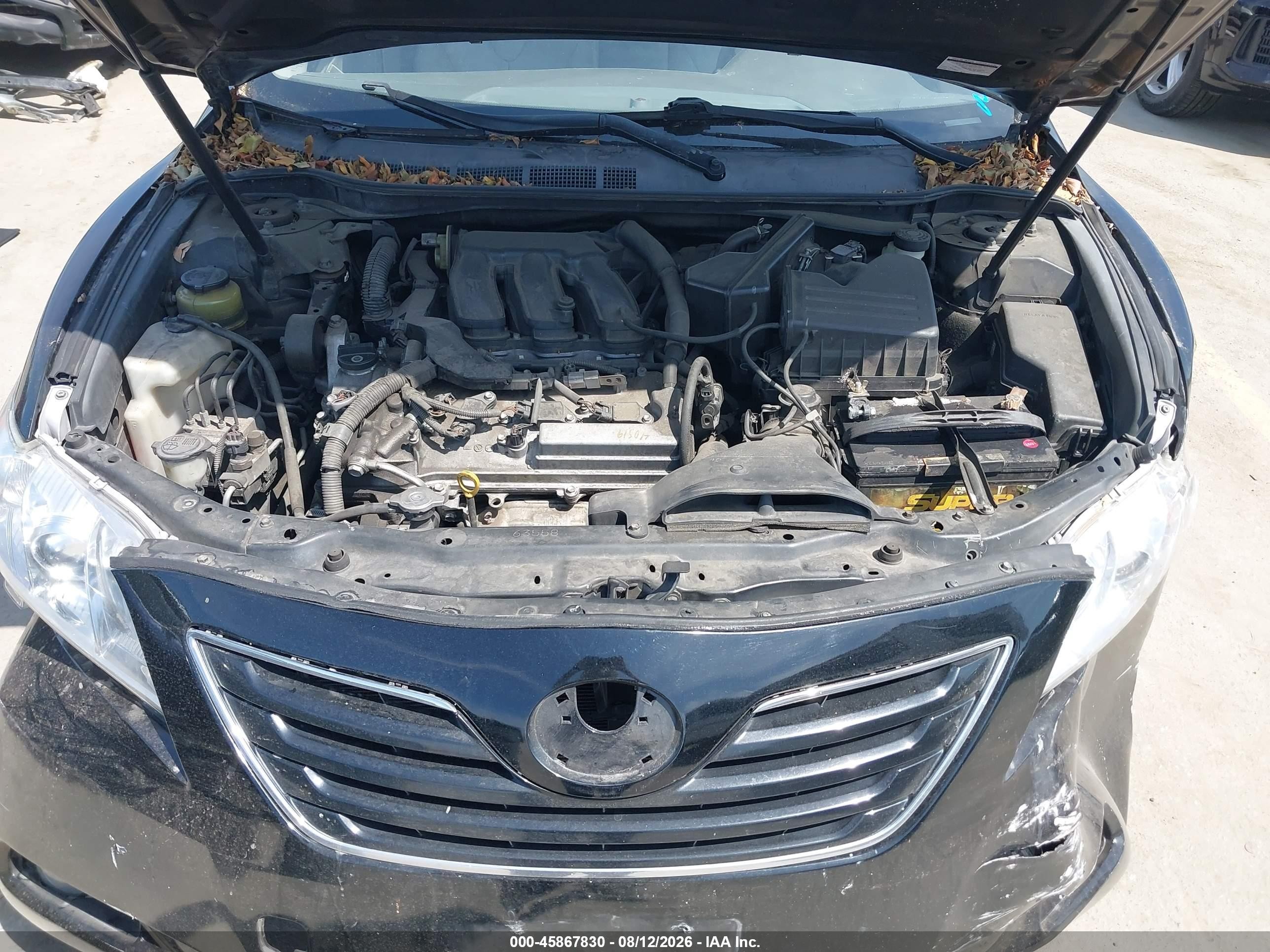 2007 Toyota Camry Xle V6 Черный vin: JTNBK46K773001203