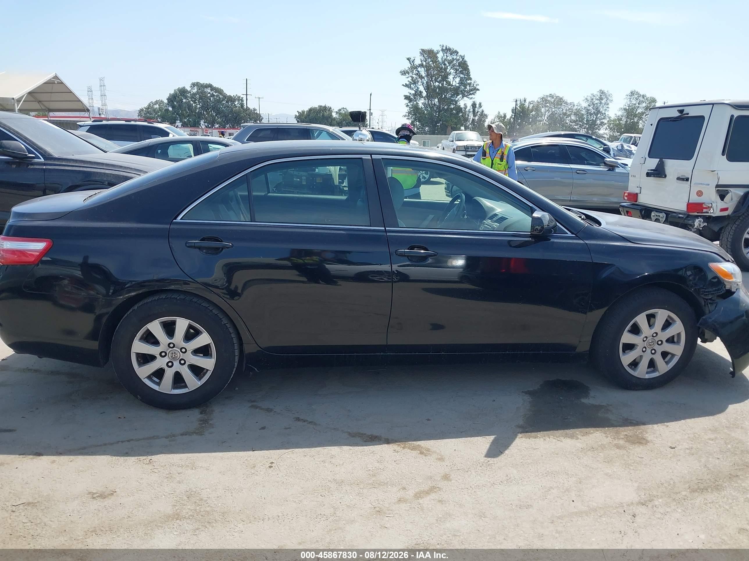 2007 Toyota Camry Xle V6 Черный vin: JTNBK46K773001203