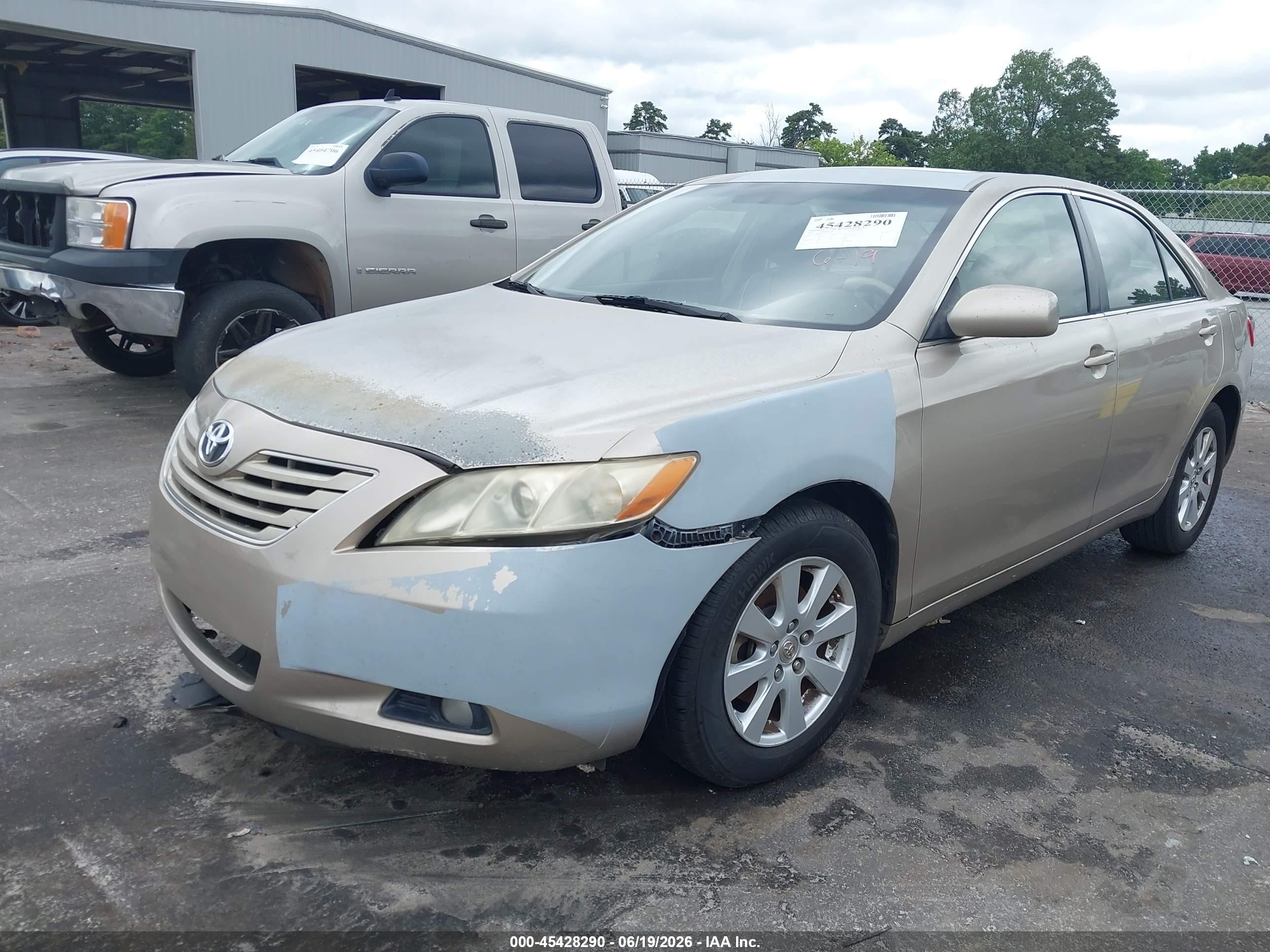 2007 Toyota Camry Xle V6 Золотой vin: JTNBK46K773005719