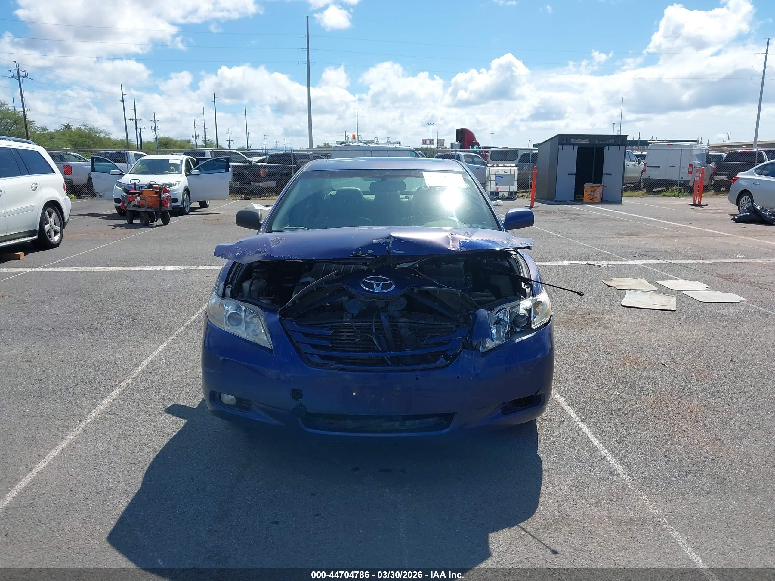 2007 Toyota Camry Le V6/se V6/xle V6 Blue vin: JTNBK46K773008233