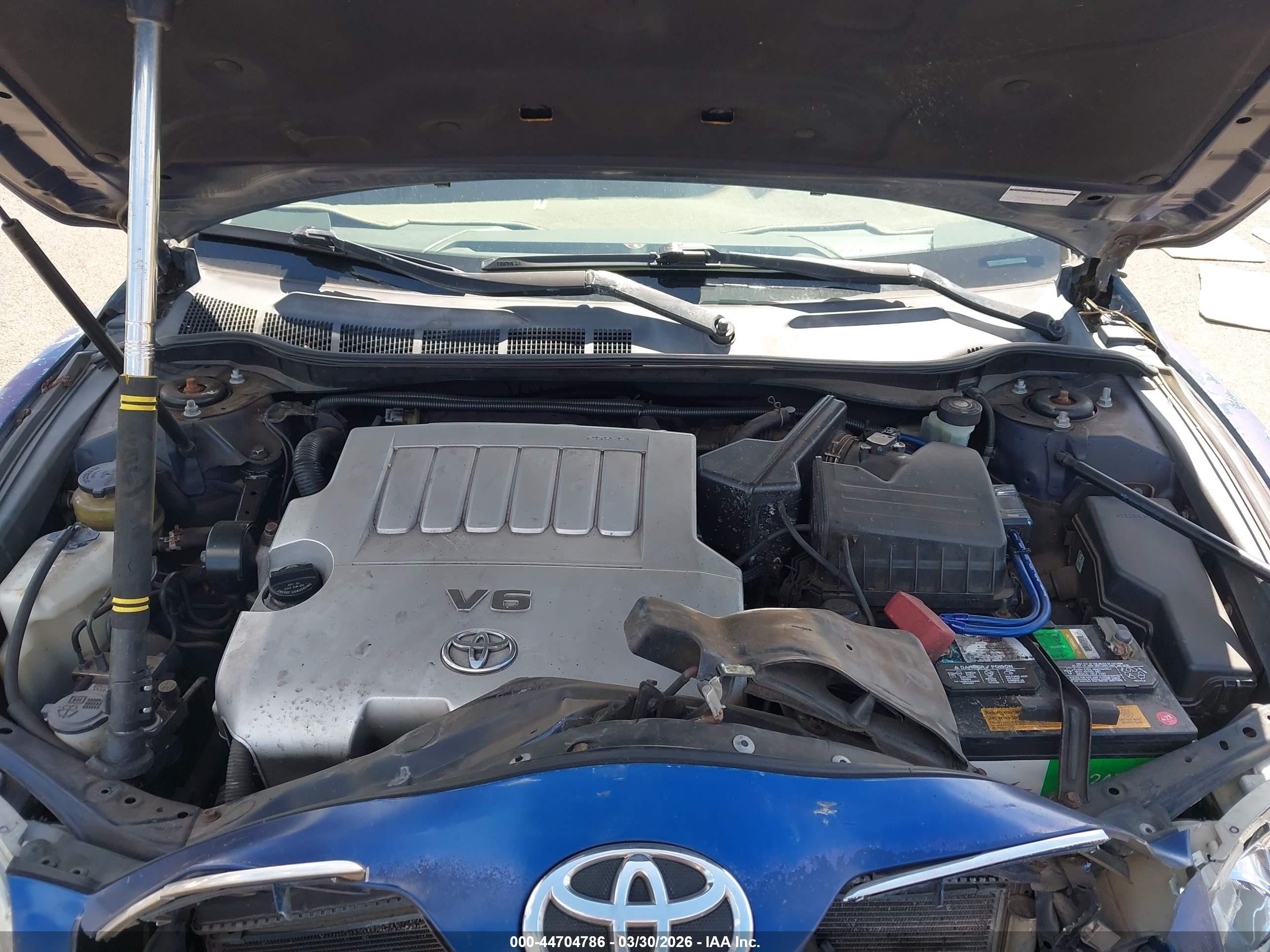 2007 Toyota Camry Le V6/se V6/xle V6 Blue vin: JTNBK46K773008233