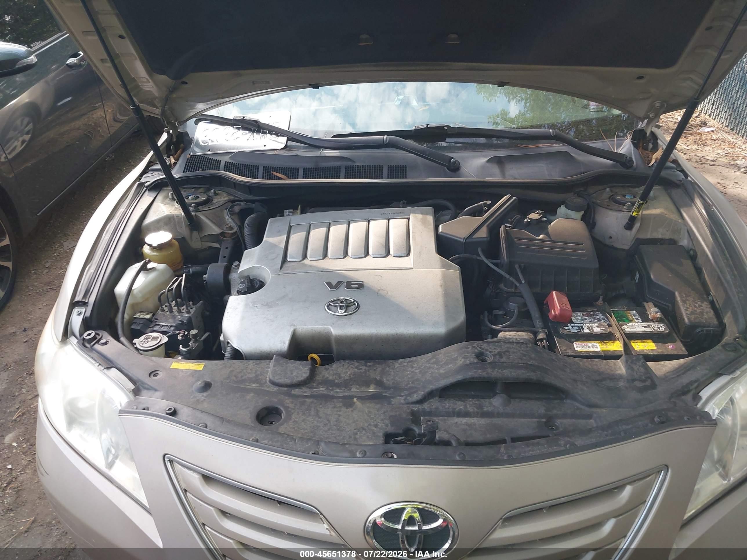 2007 Toyota Camry Xle V6 Gold vin: JTNBK46K773026361
