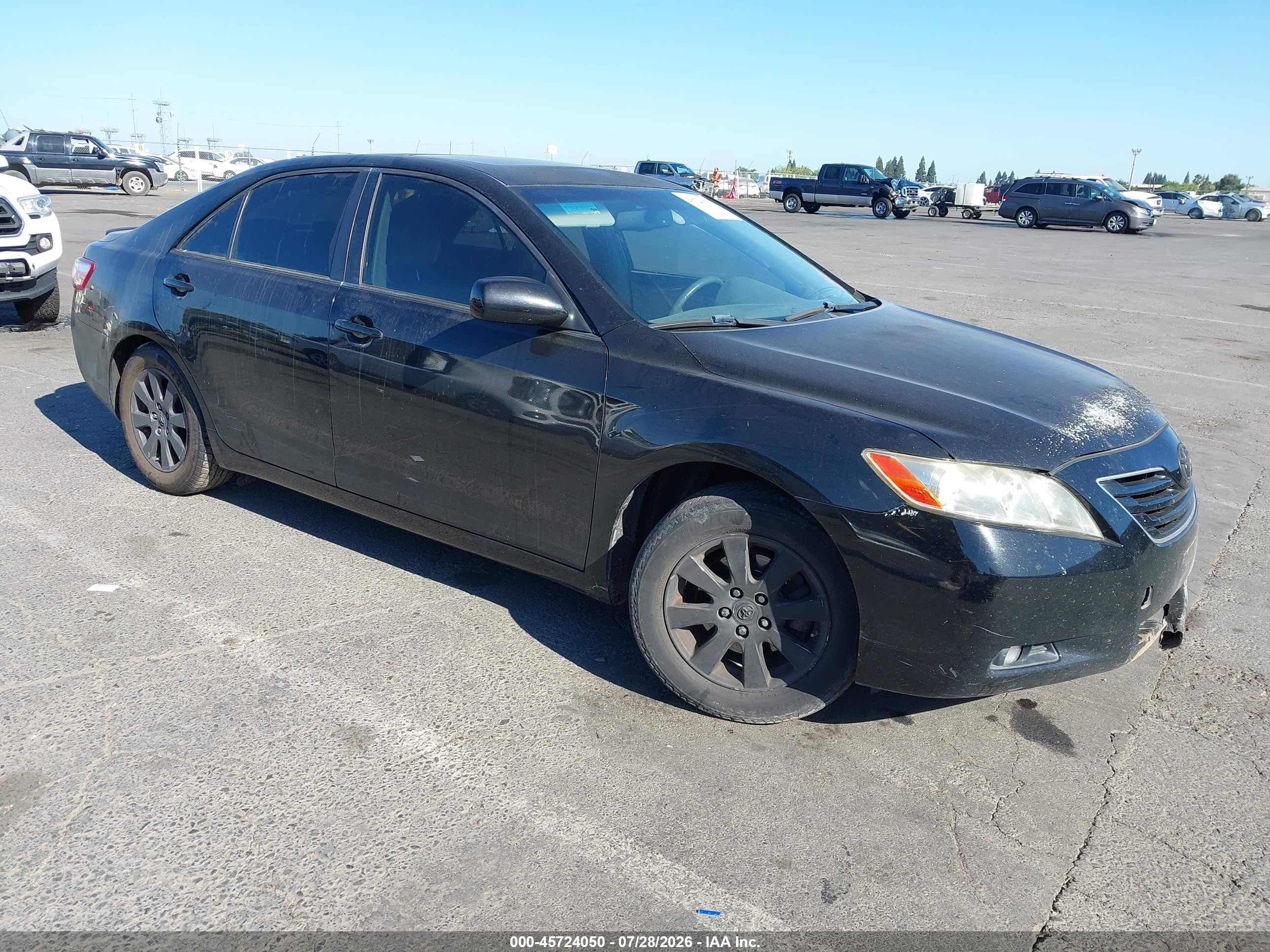 2007 Toyota Camry Xle V6 Черный vin: JTNBK46K873007897
