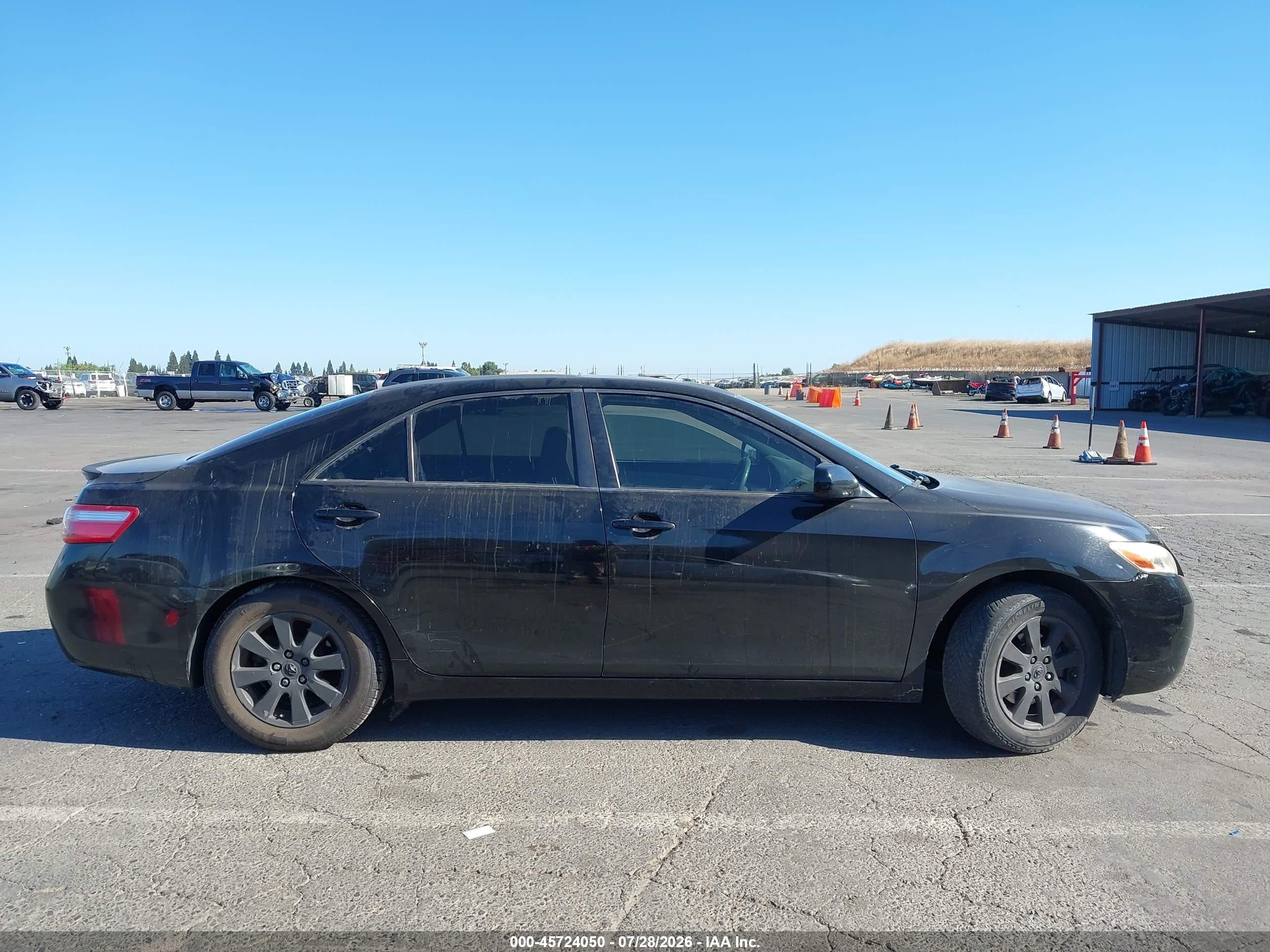 2007 Toyota Camry Xle V6 Черный vin: JTNBK46K873007897