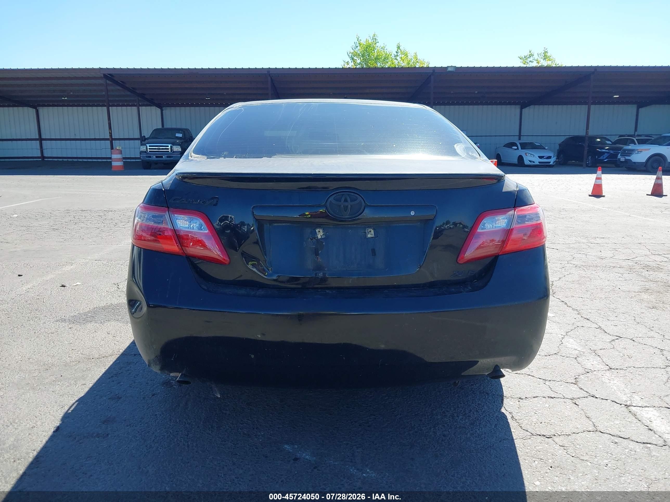 2007 Toyota Camry Xle V6 Черный vin: JTNBK46K873007897